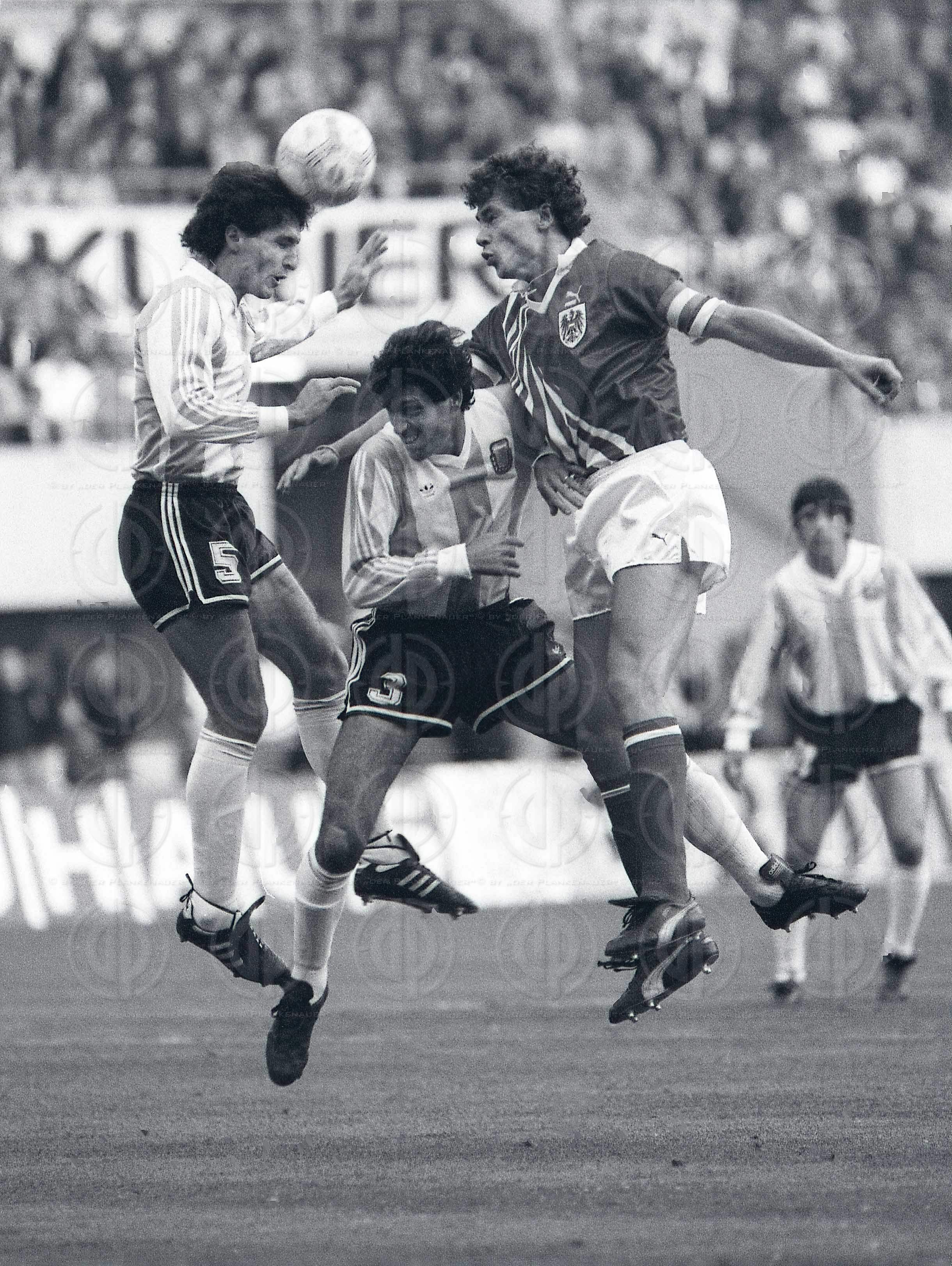 Länderspiel Österreich vs. Argentinien am 03.05.1990