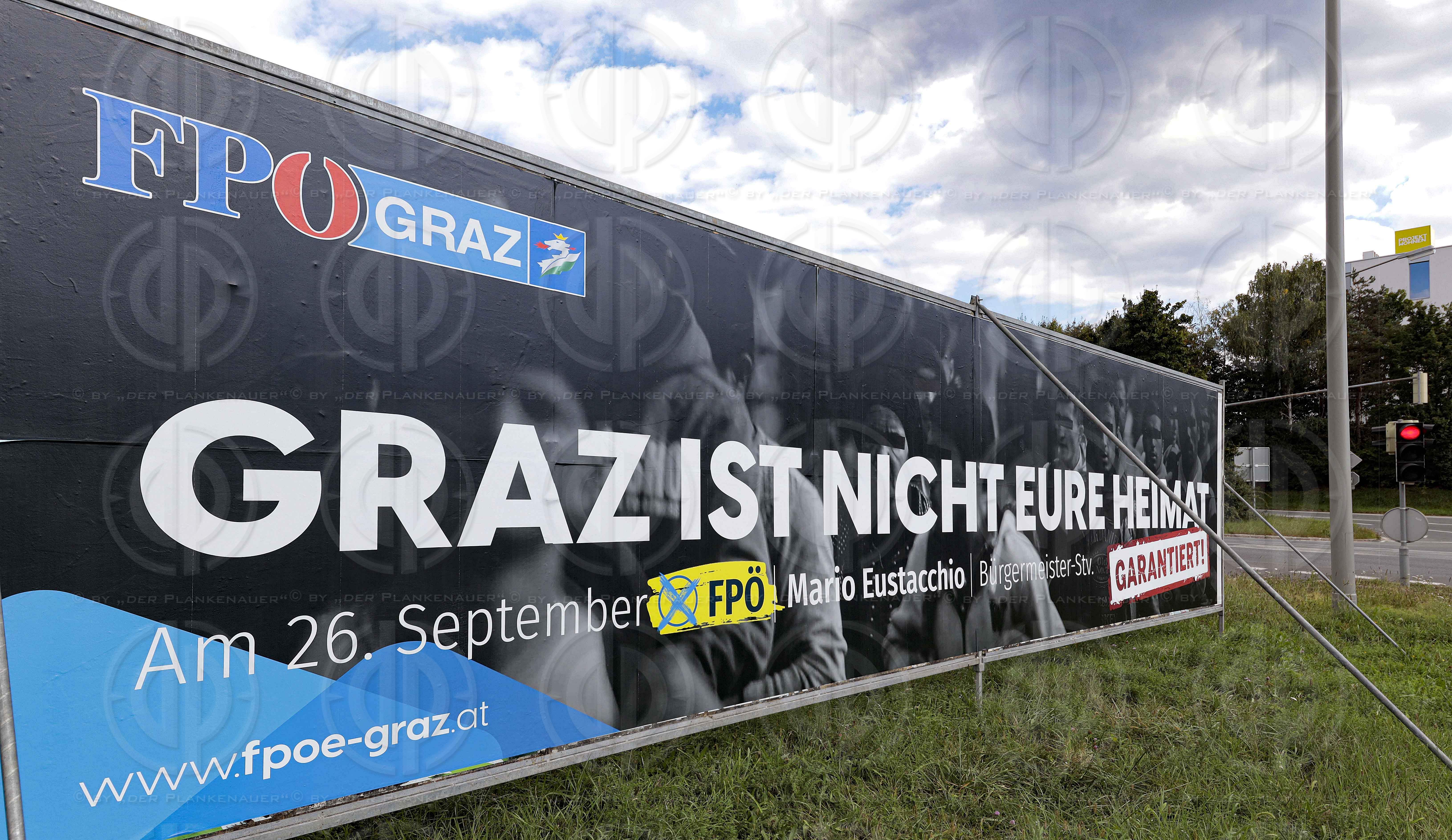 GR-Wahl 2021 Graz - Wahlplakate