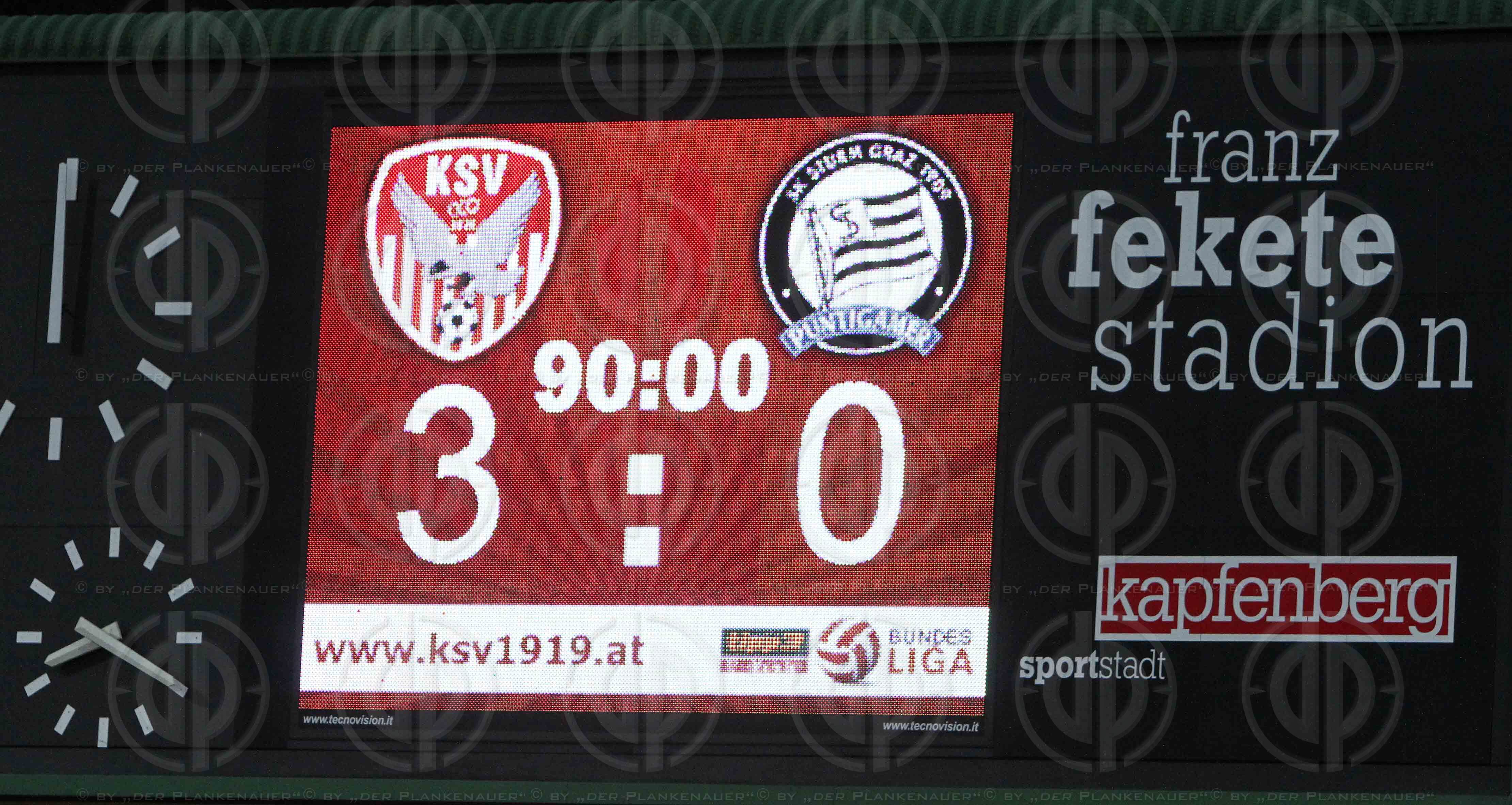 KSV vs. SK Sturm Graz (3:0)