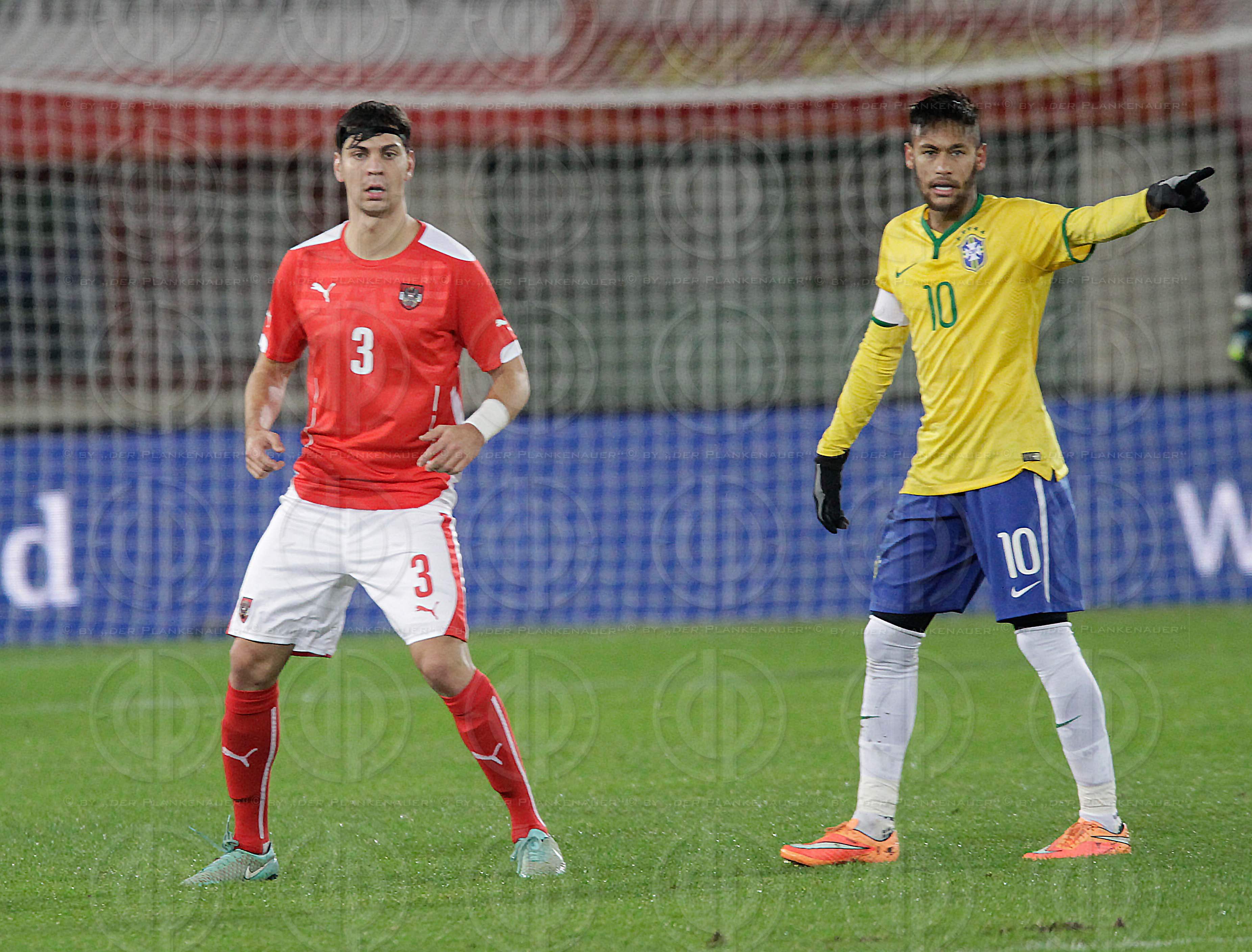 Freundschaftliches Laenderspiel Oesterreich vs. Brasilien (1:2)