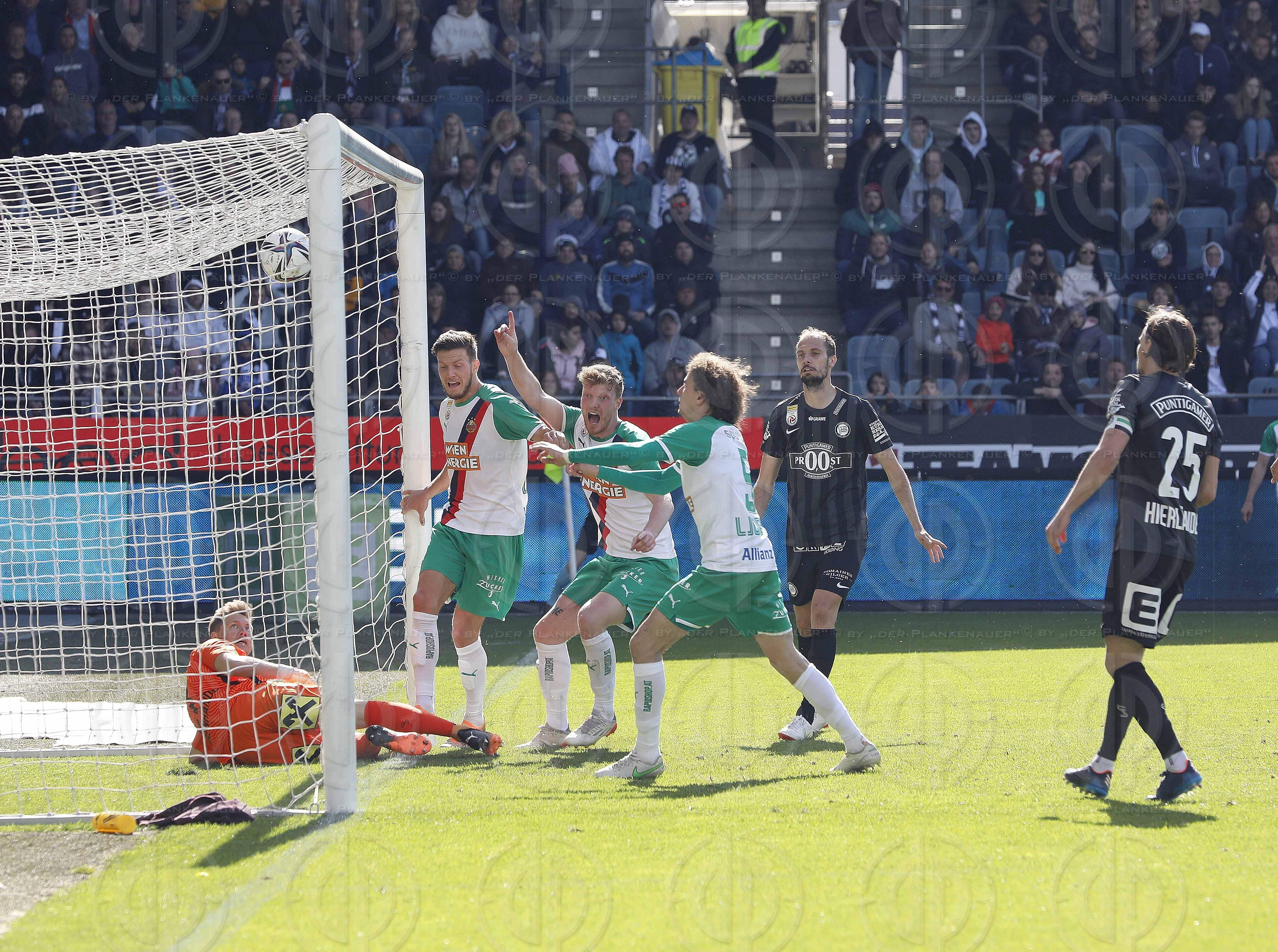 SK Sturm vs. Rapid Wien (2:1) am 17.04.2022