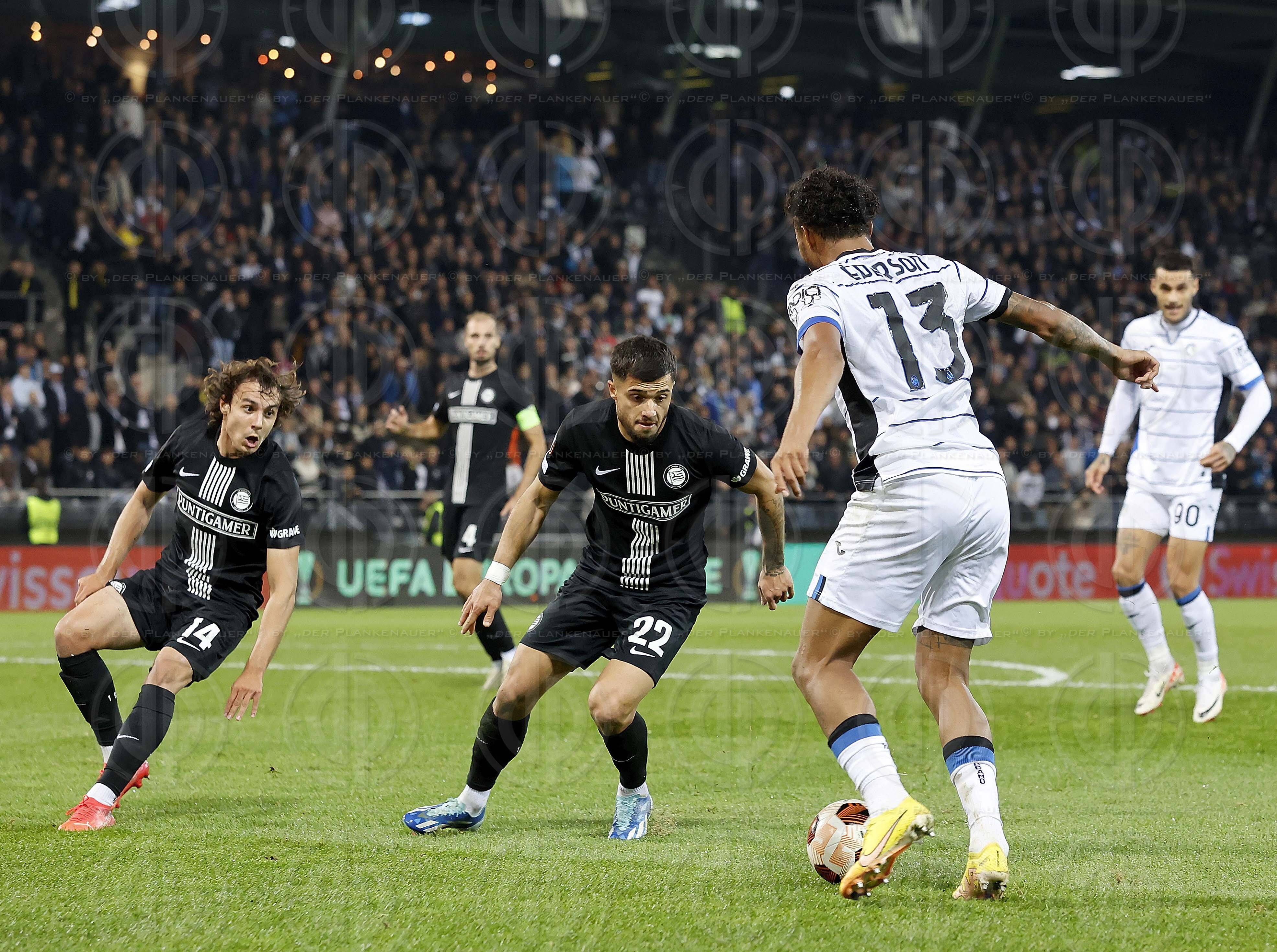 EL SK Sturm vs. Atalanta Bergamo (2:2) am 26.10.2023