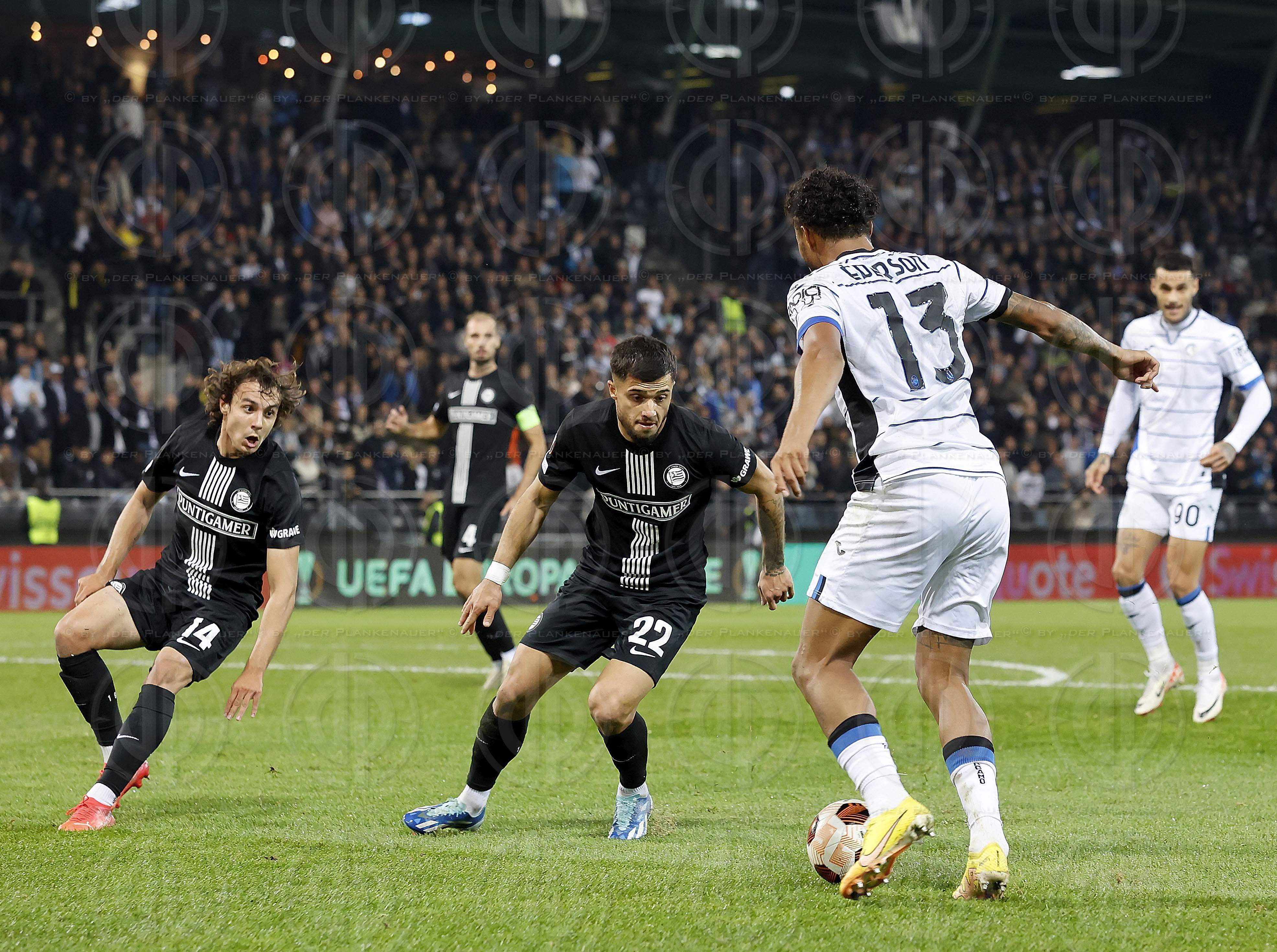 EL SK Sturm vs. Atalanta Bergamo (2:2) am 26.10.2023