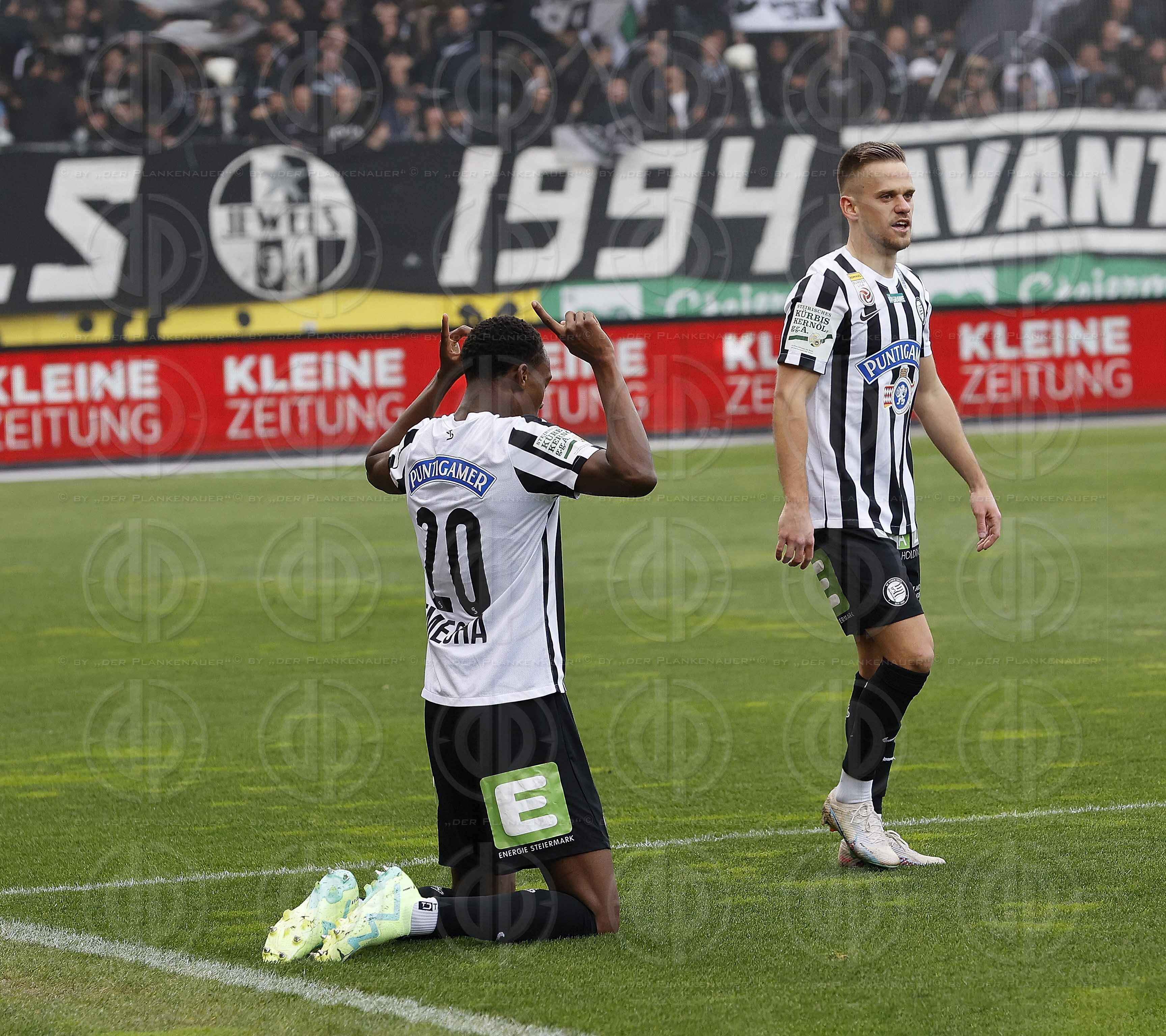 SK Sturm vs. Rapid Wien (3:1) am 02.04.2023