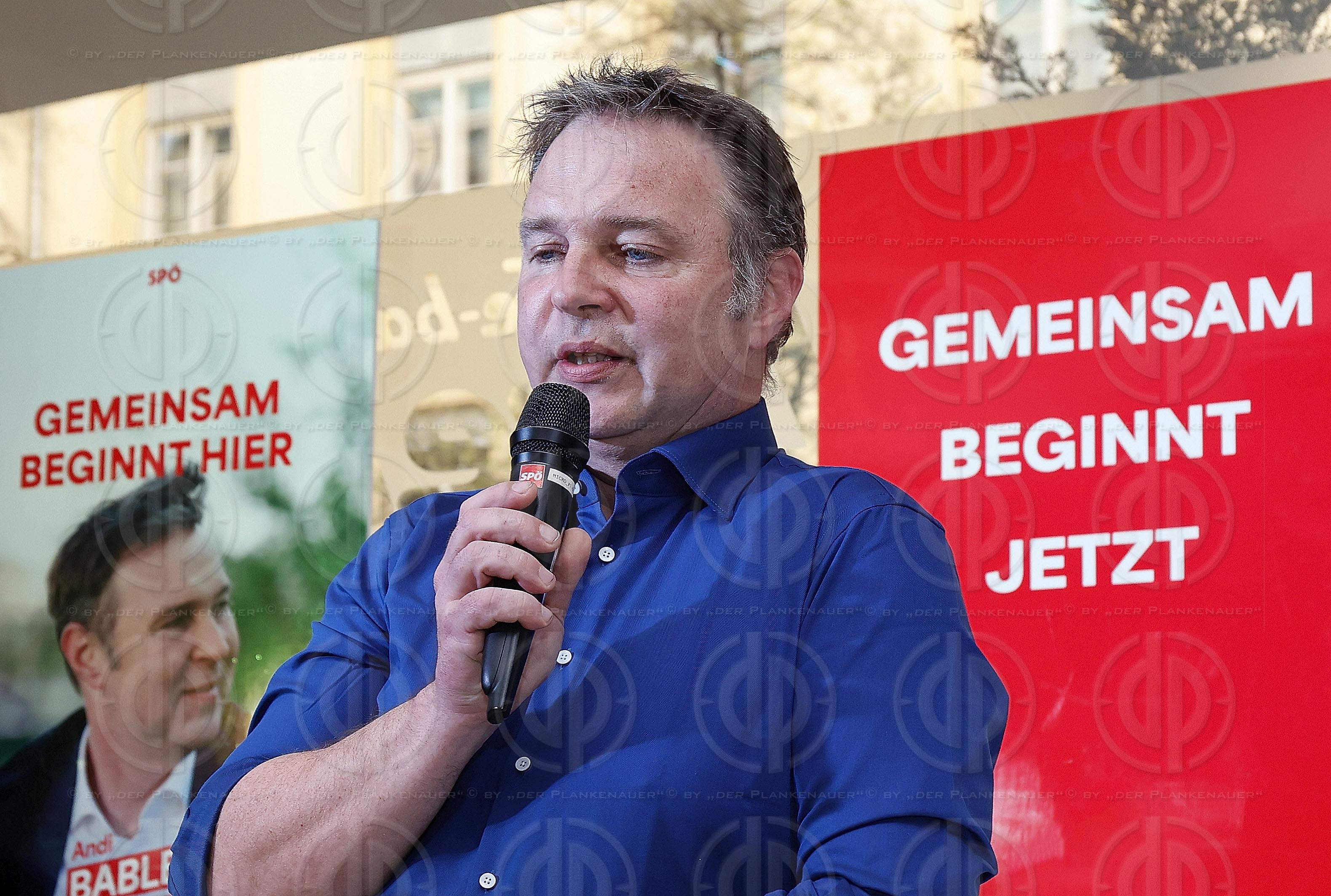 Andi Babler in Graz am 17.04.2023