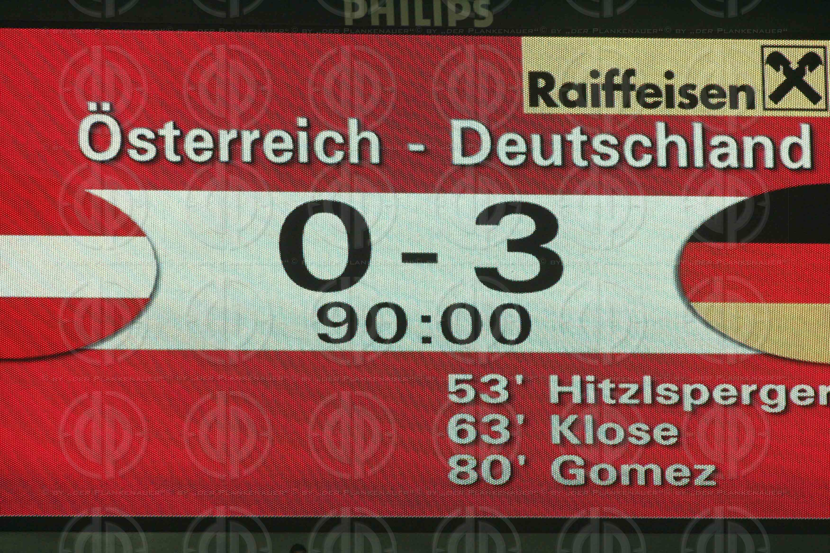 Oesterreich vs. Deutschland (0:3)