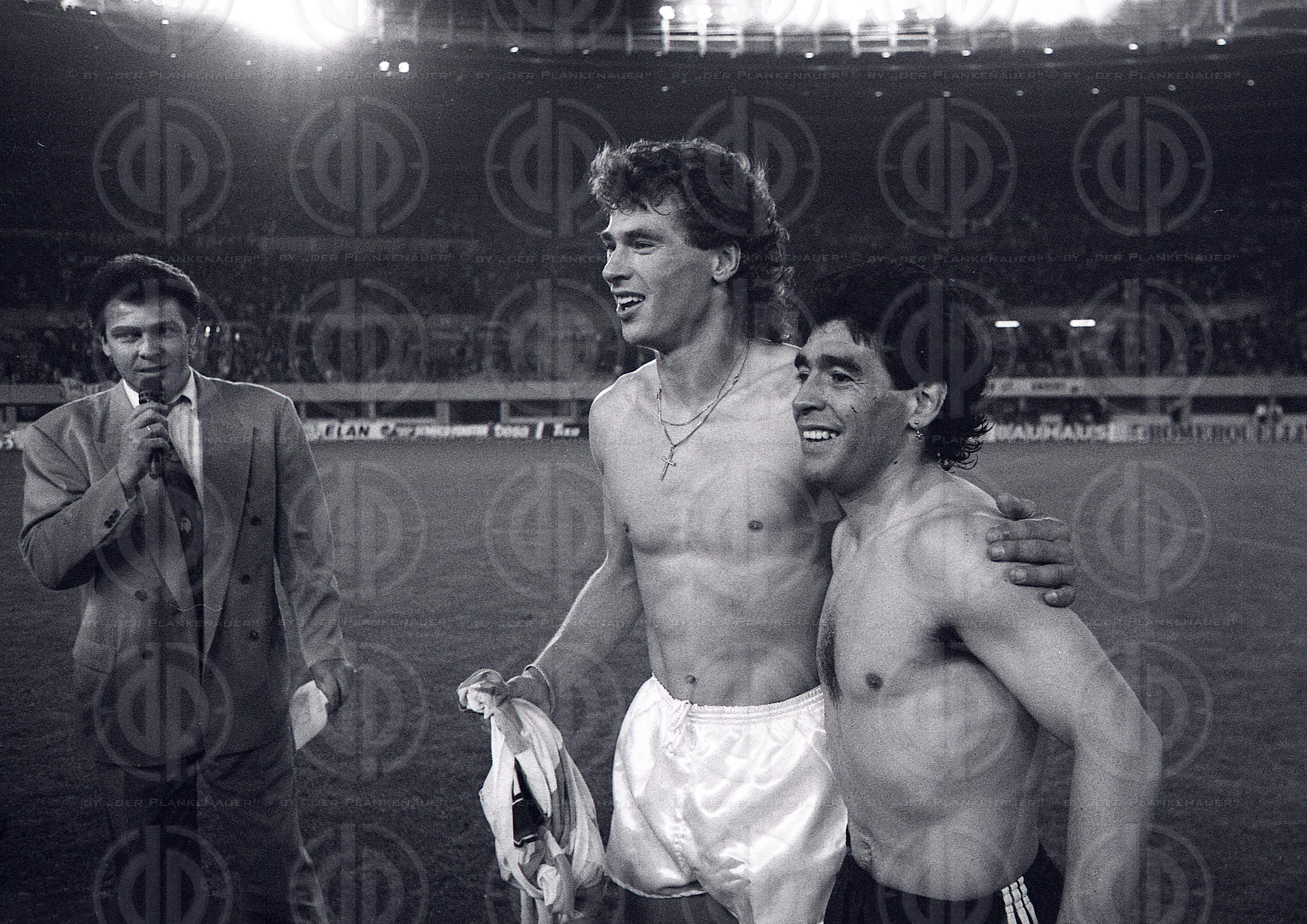 Länderspiel Österreich vs. Argentinien am 03.05.1990