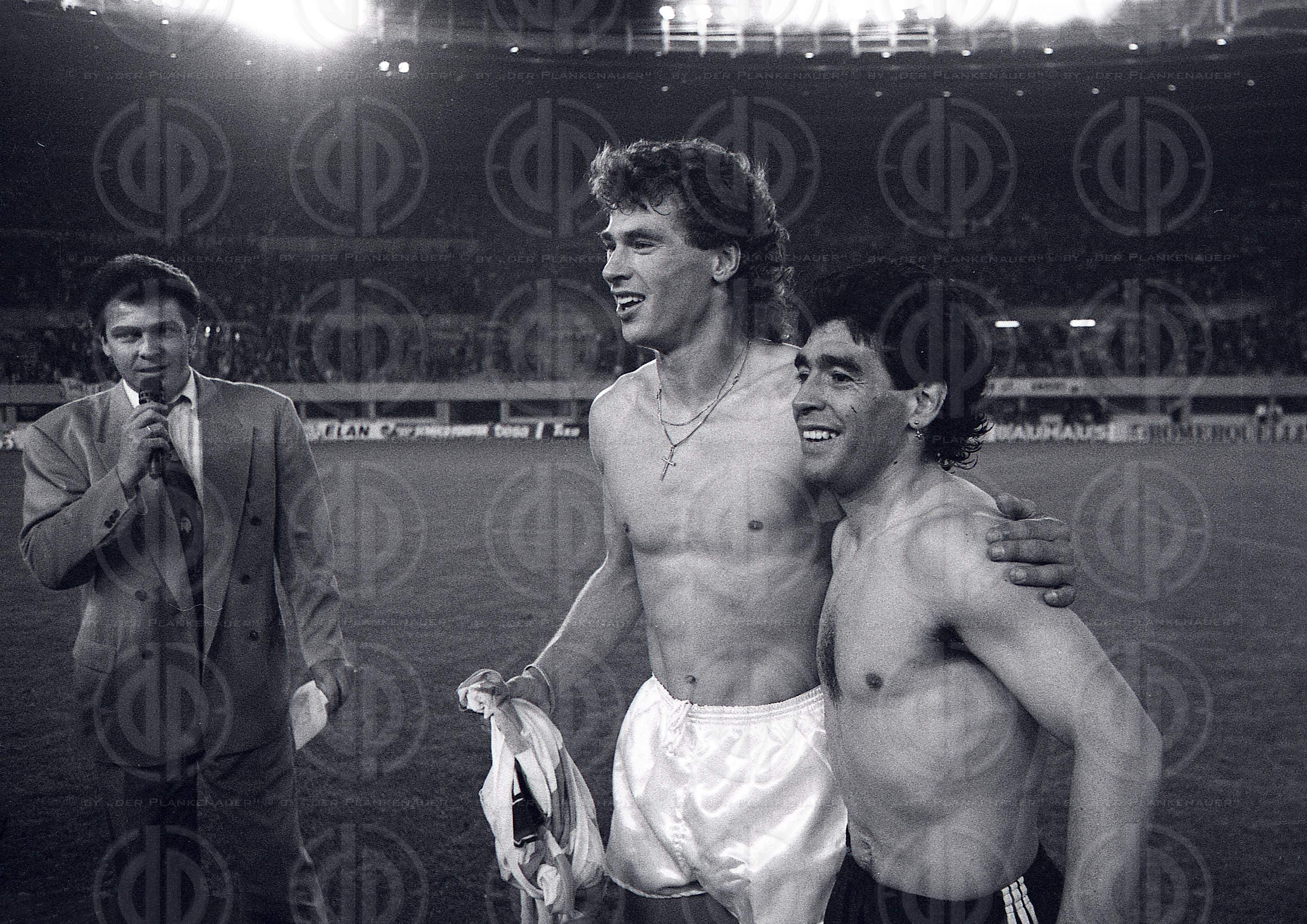 Länderspiel Österreich vs. Argentinien am 03.05.1990