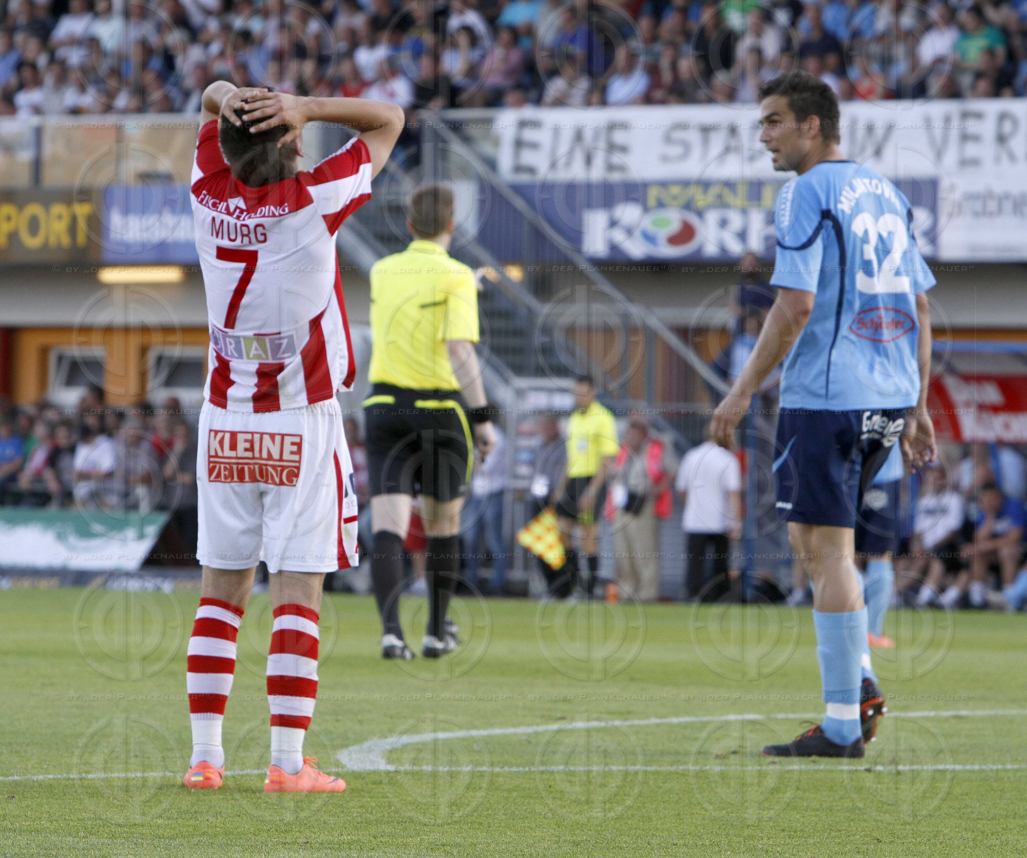 Relegation Hartberg vs. GAK (3:0, Spielabbruch)