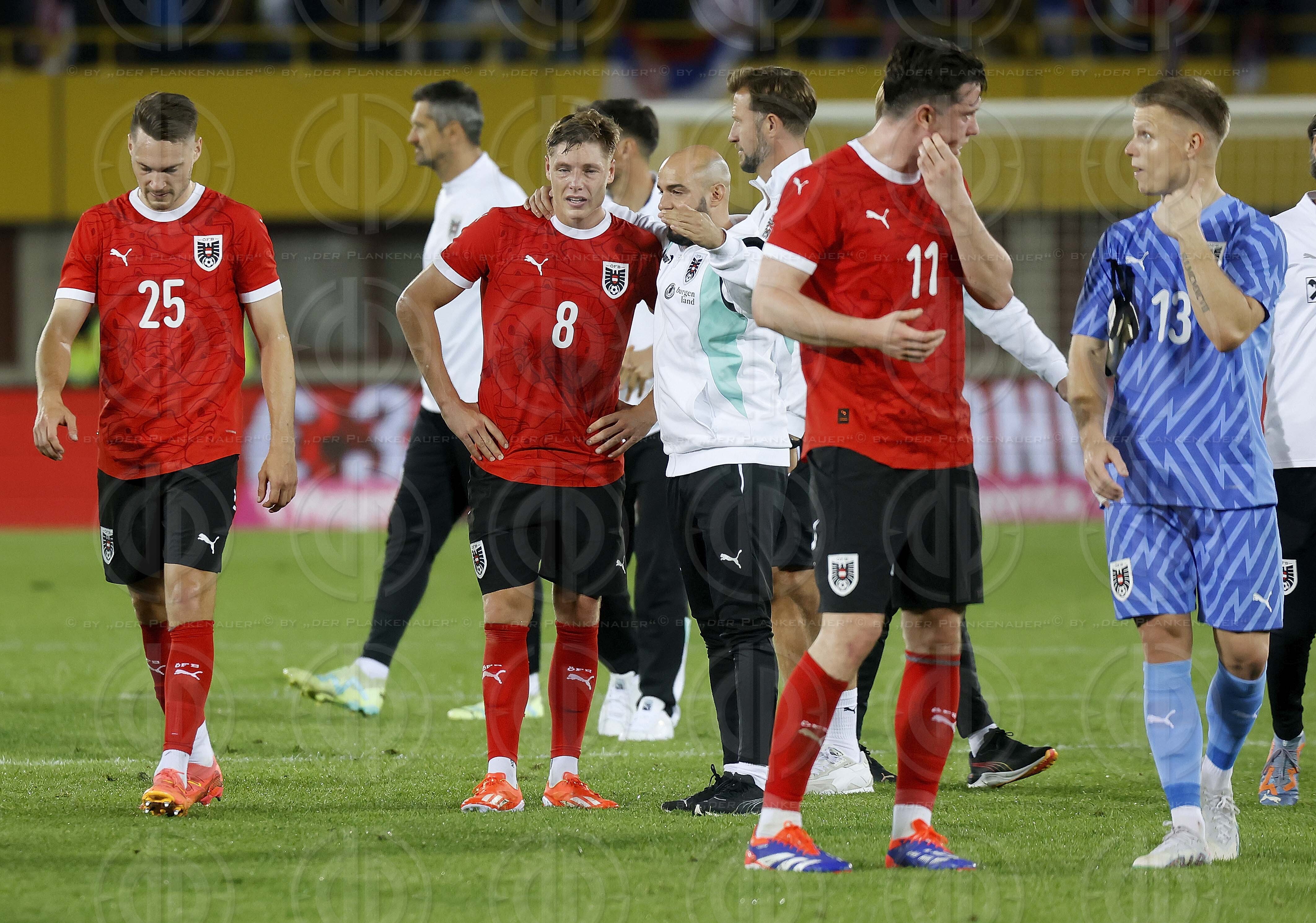 Länderspiel Österreich vs. Serbien (2:1) am 04.06.2024