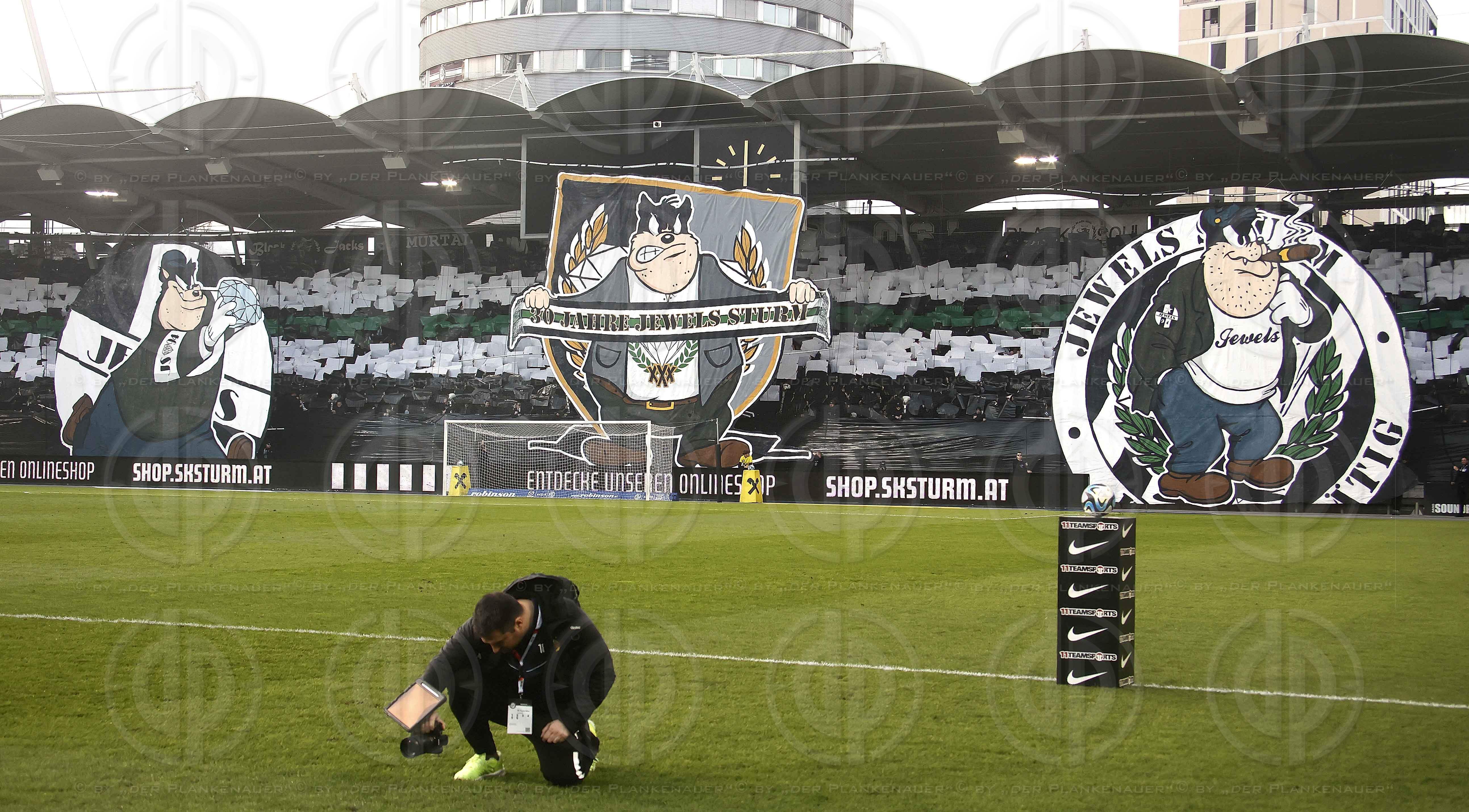 SK Sturm vs. SK Rapid (1:1) am 18.02.2024