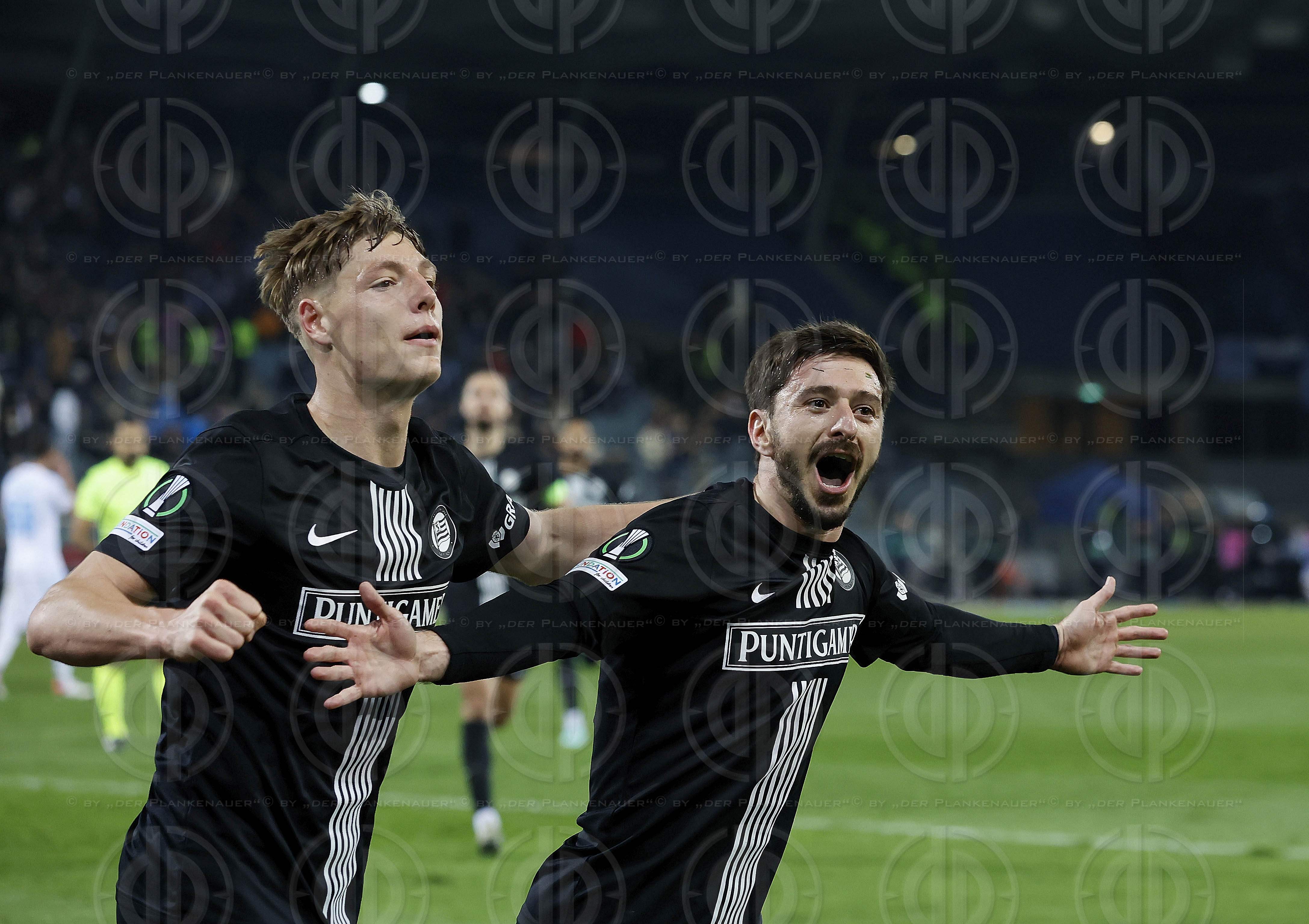 Conference League SK Sturm vs. Slovan Bratislava (4:1) am 15.02.