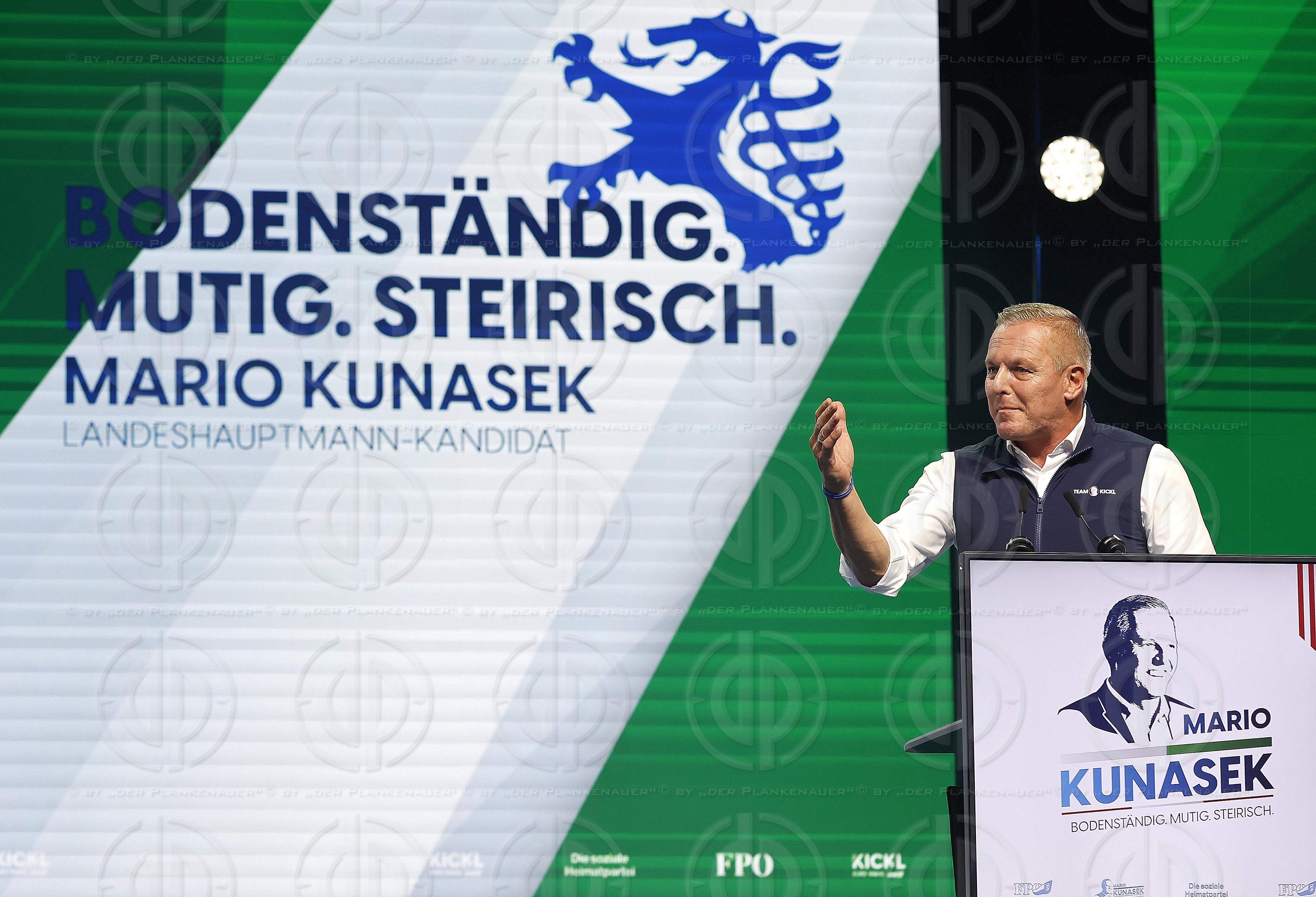 NR-Wahl24 - Wahlkampfauftakt der FPÖ am 07.09.2024
