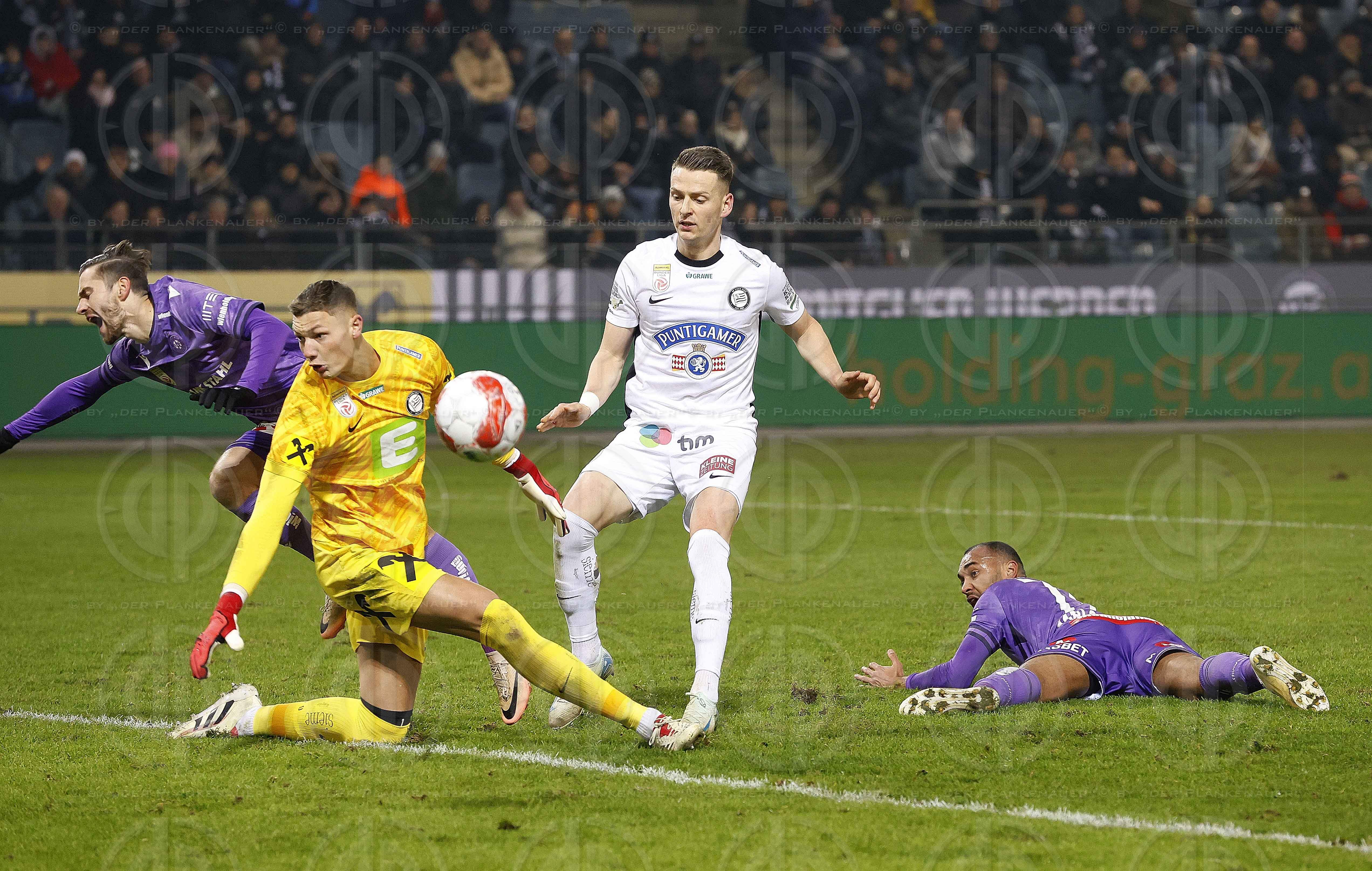 SK Sturm vs. FK Austria Wien (2:2) am 07.02.2025
