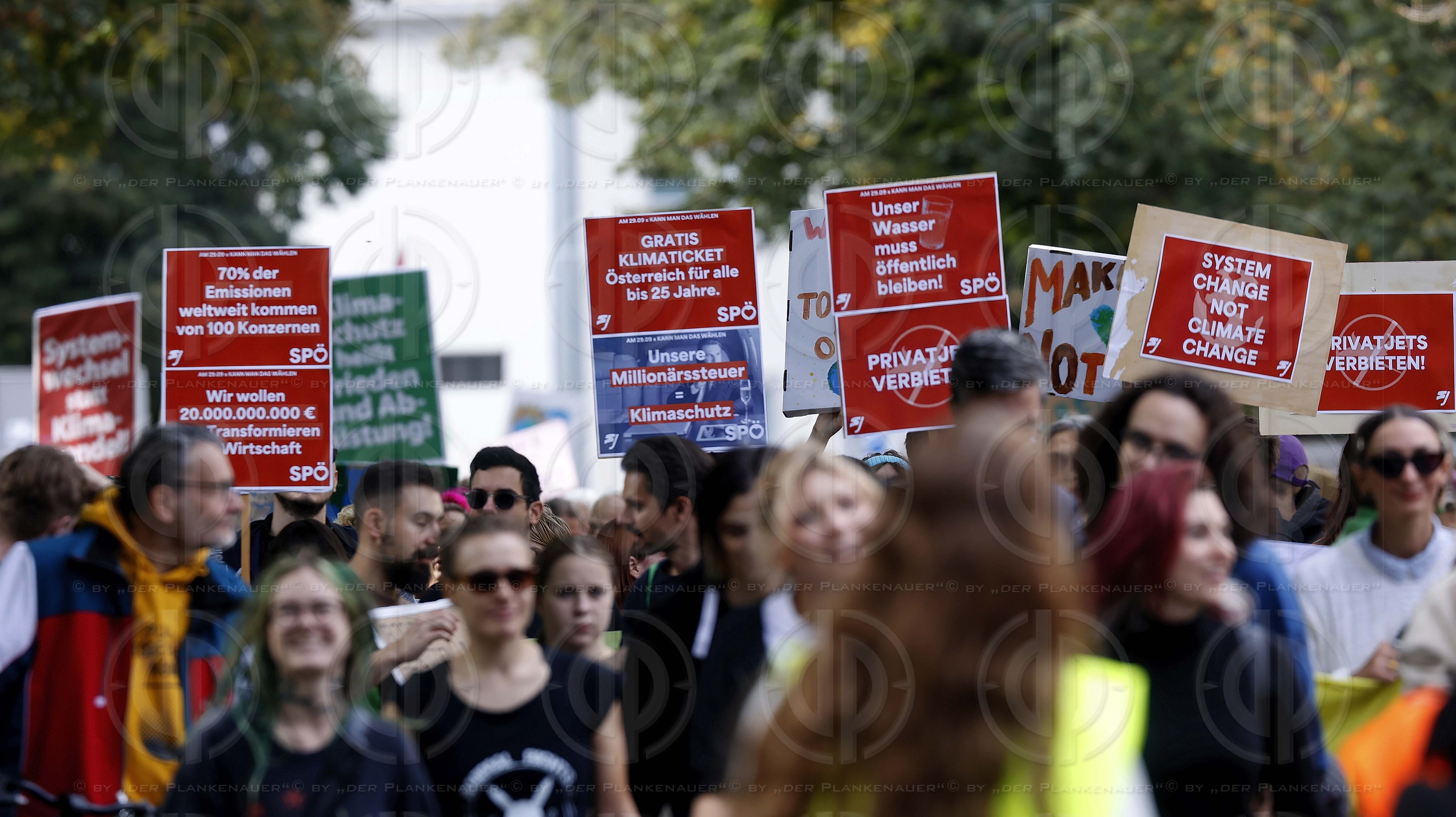 Klima-Demo der letzten Generation in Graz am 20.09..2024