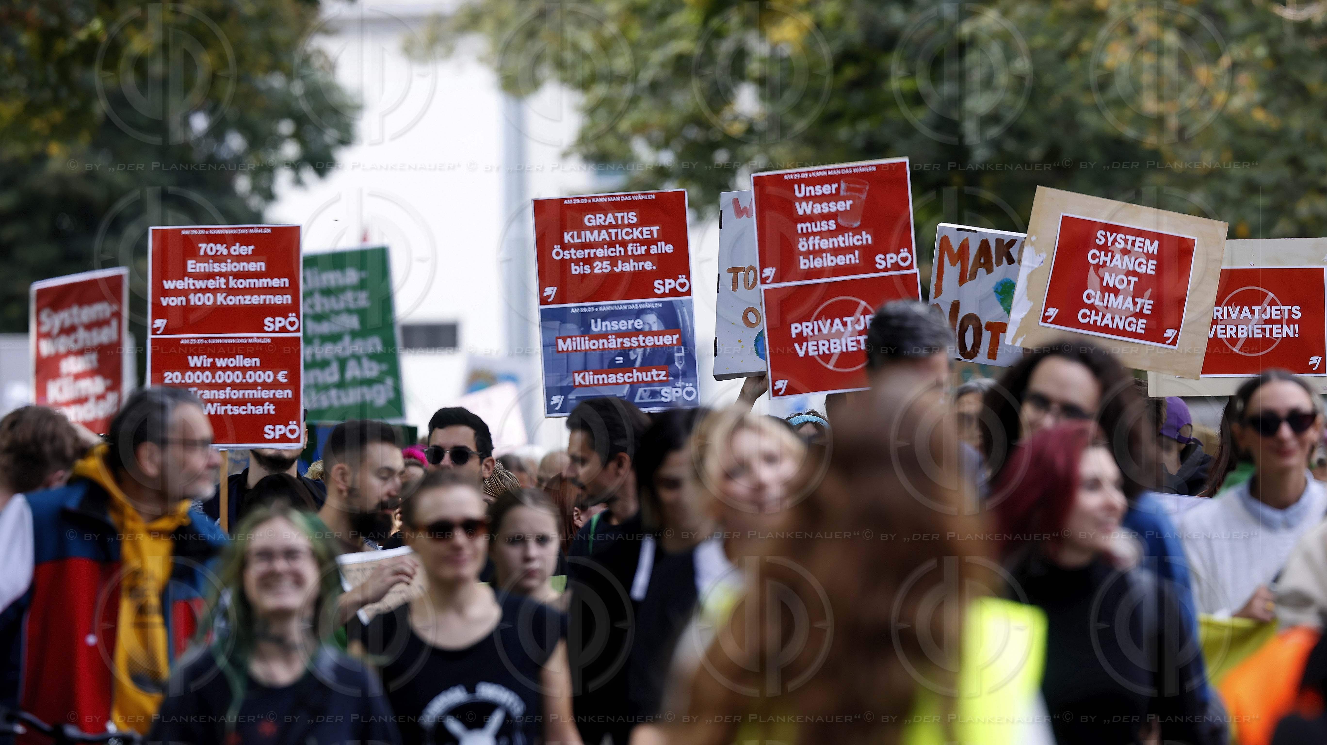 Klima-Demo der letzten Generation in Graz am 20.09..2024