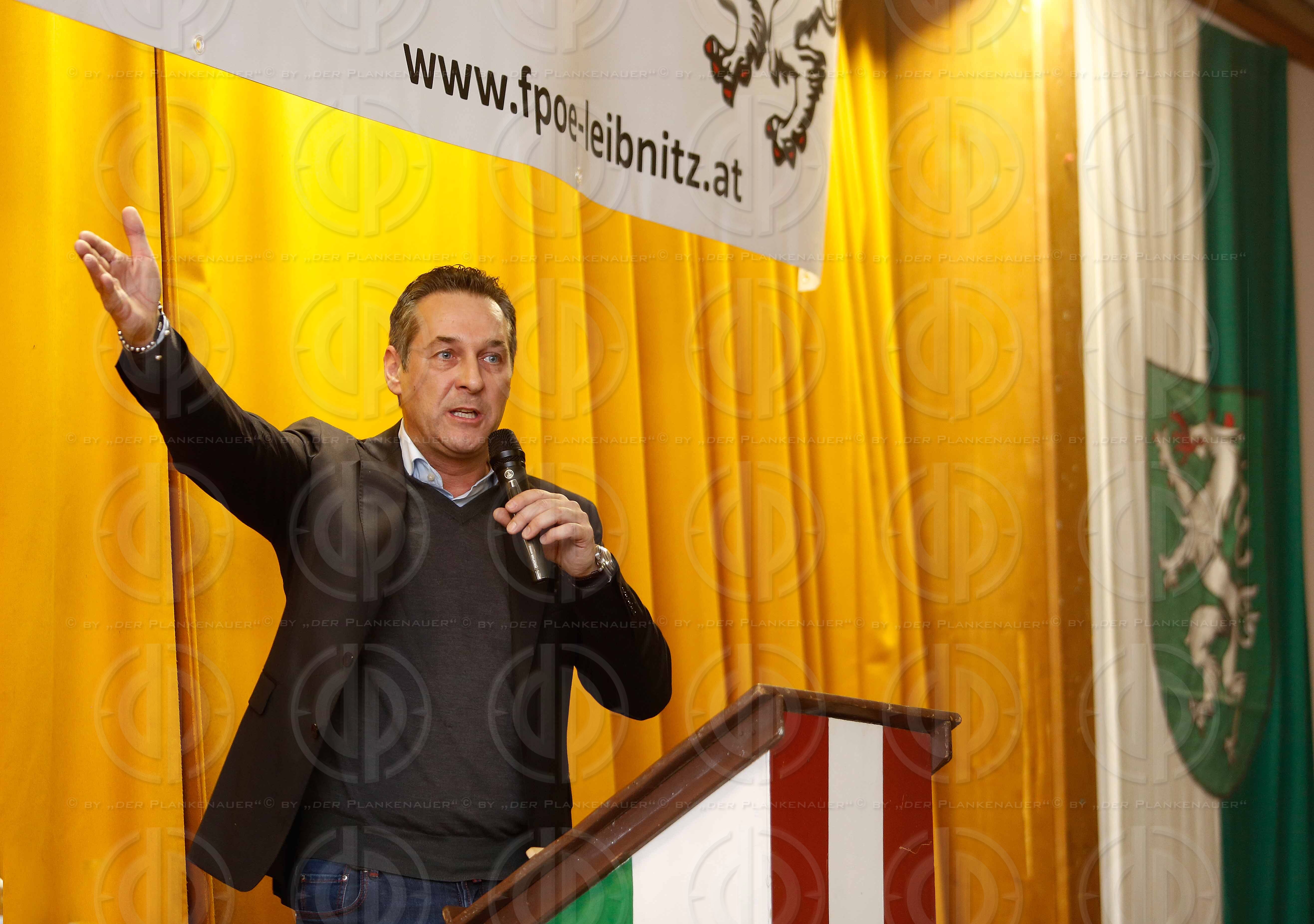 Buergerstammtisch in Spielfeld mit HC Strache