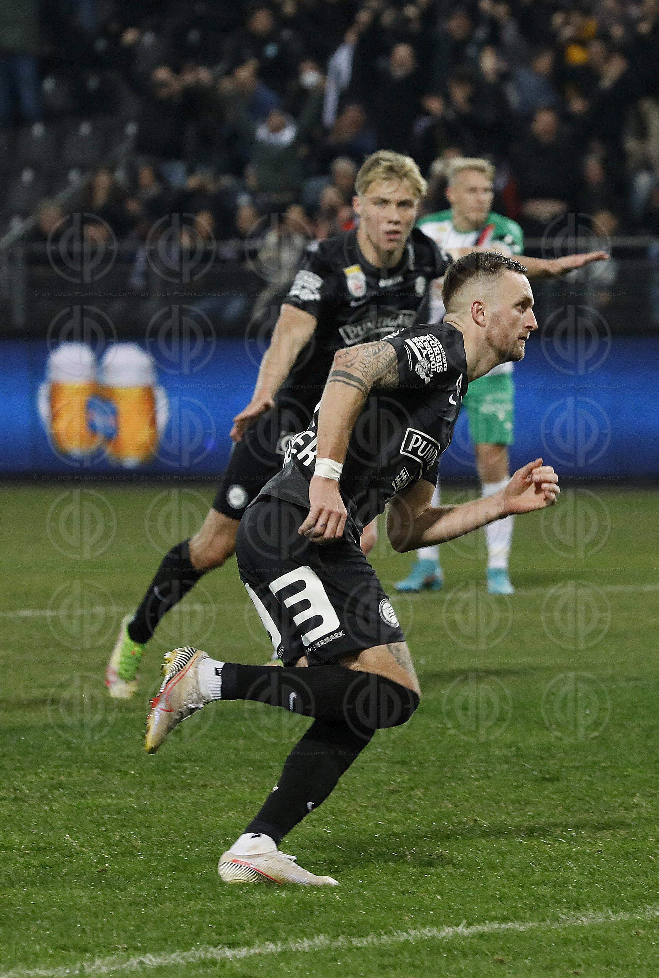 SK Sturm vs. Rapid Wien (2:2) am 20.02.2022