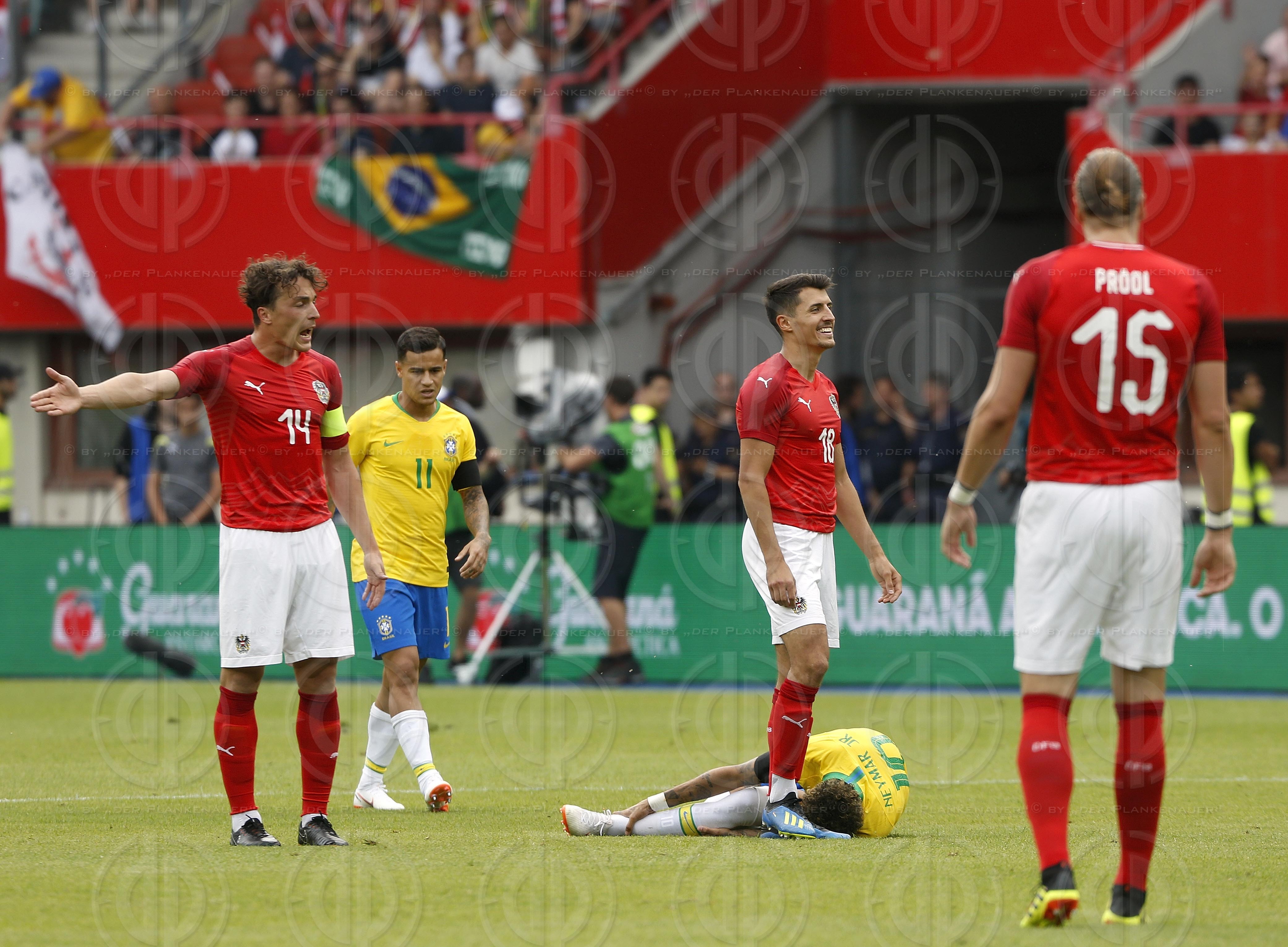 Laenderspiel Oesterreich vs. Brasilien (0:3)