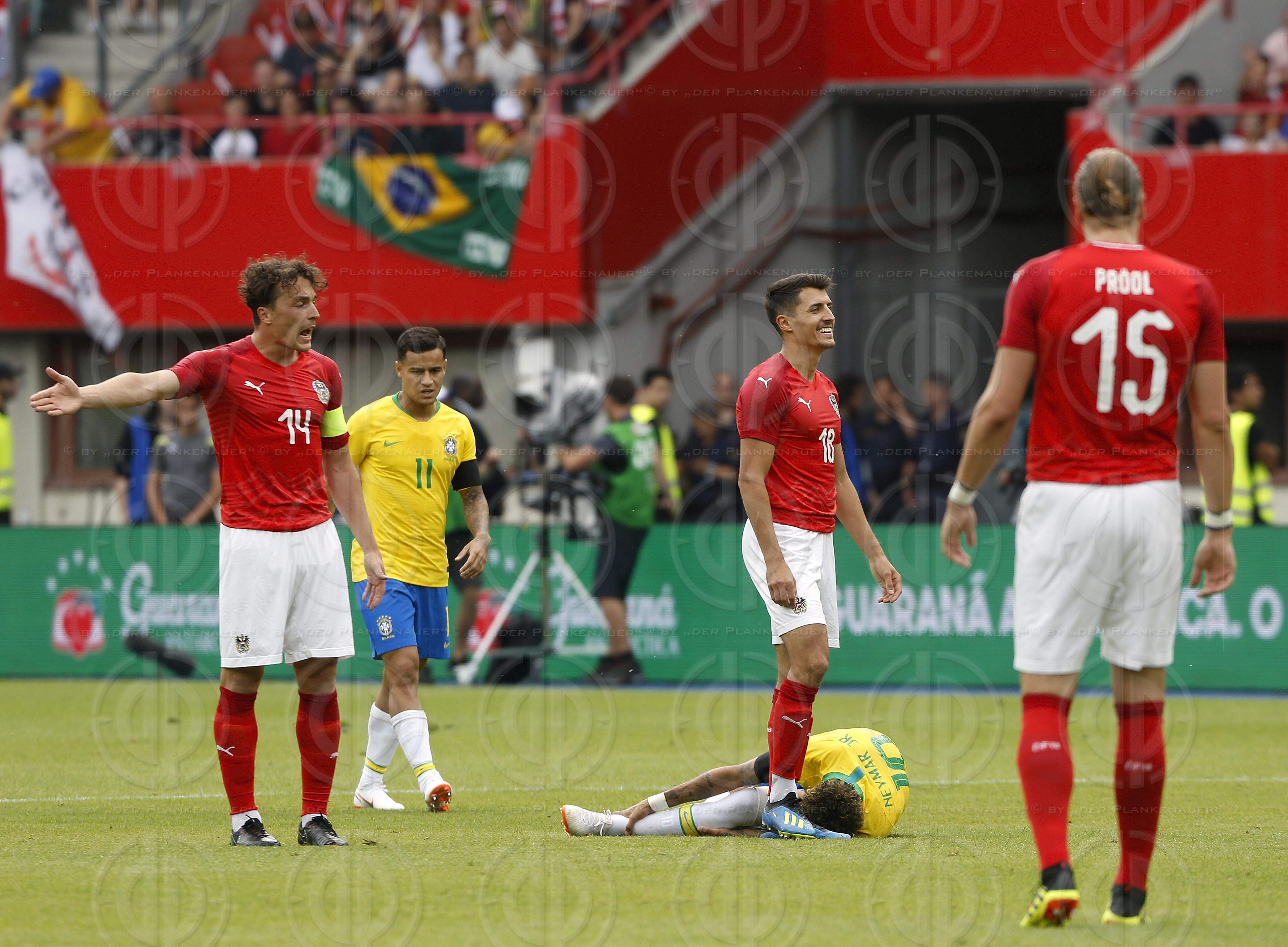 Laenderspiel Oesterreich vs. Brasilien (0:3)