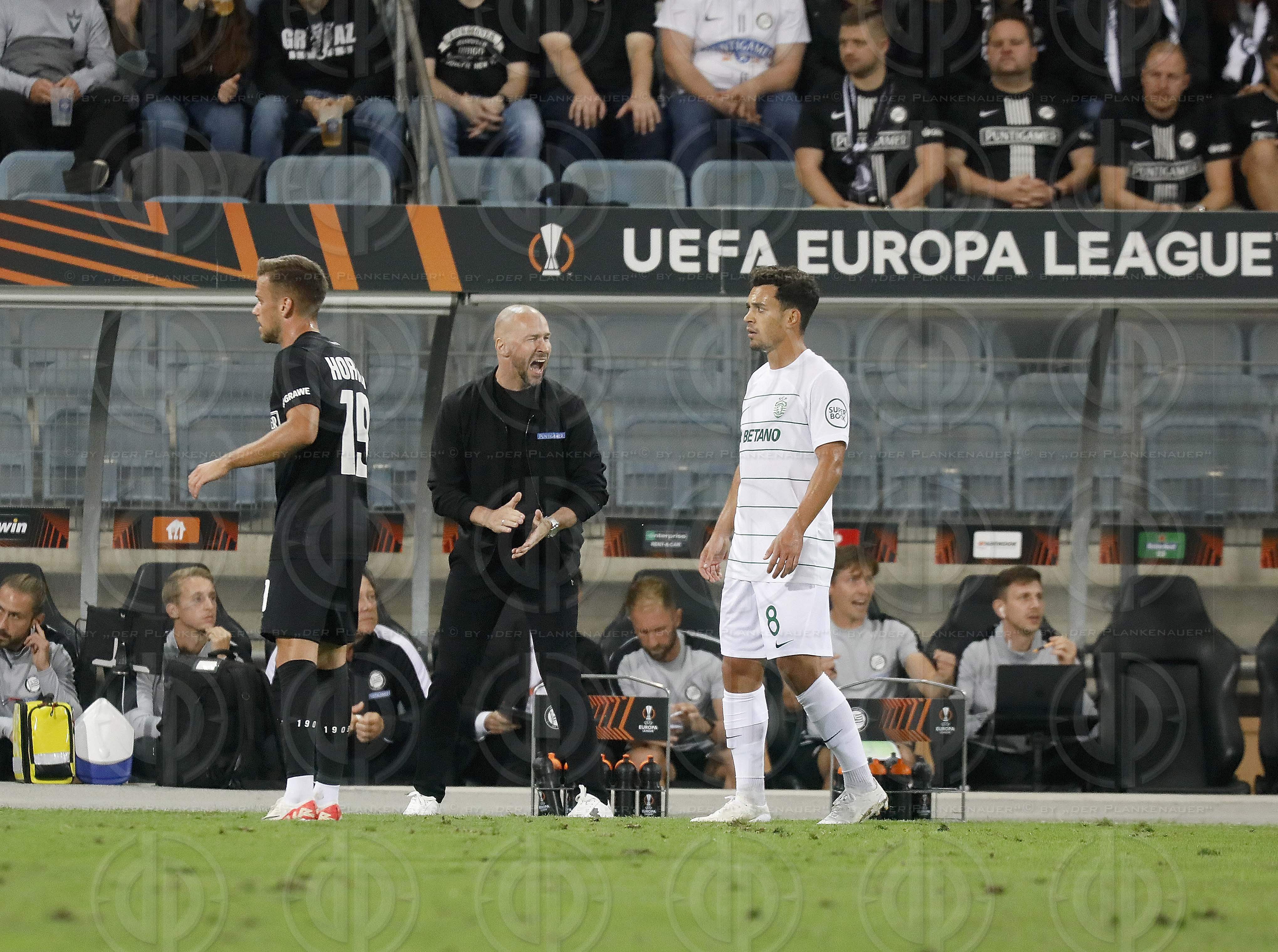 UEL SK Sturm vs. Sporting Lissabon (1:2) am 21.09.2023