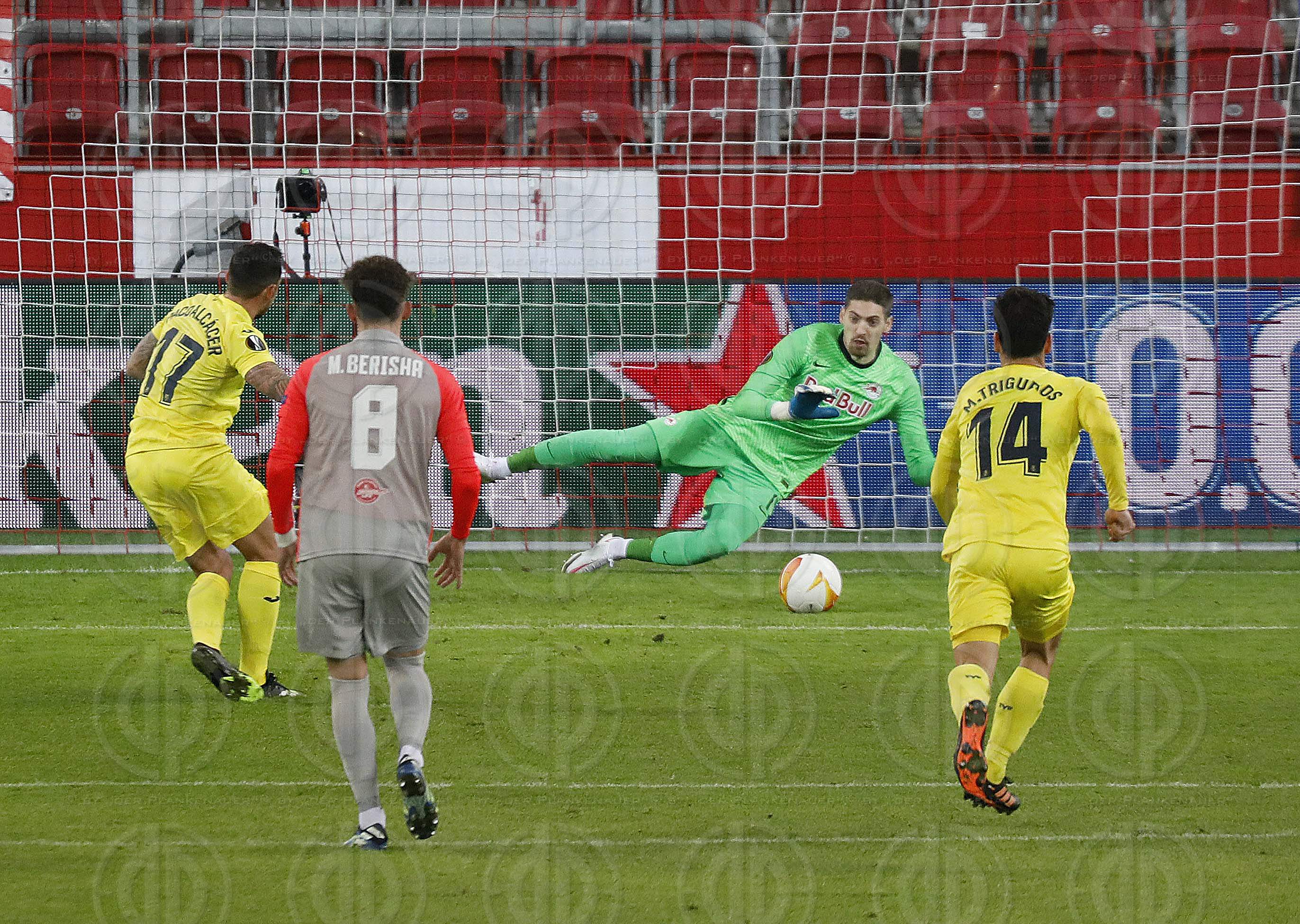 Europa League FC Salzburg vs. Villareal CF (0:2) am 18.02.2021