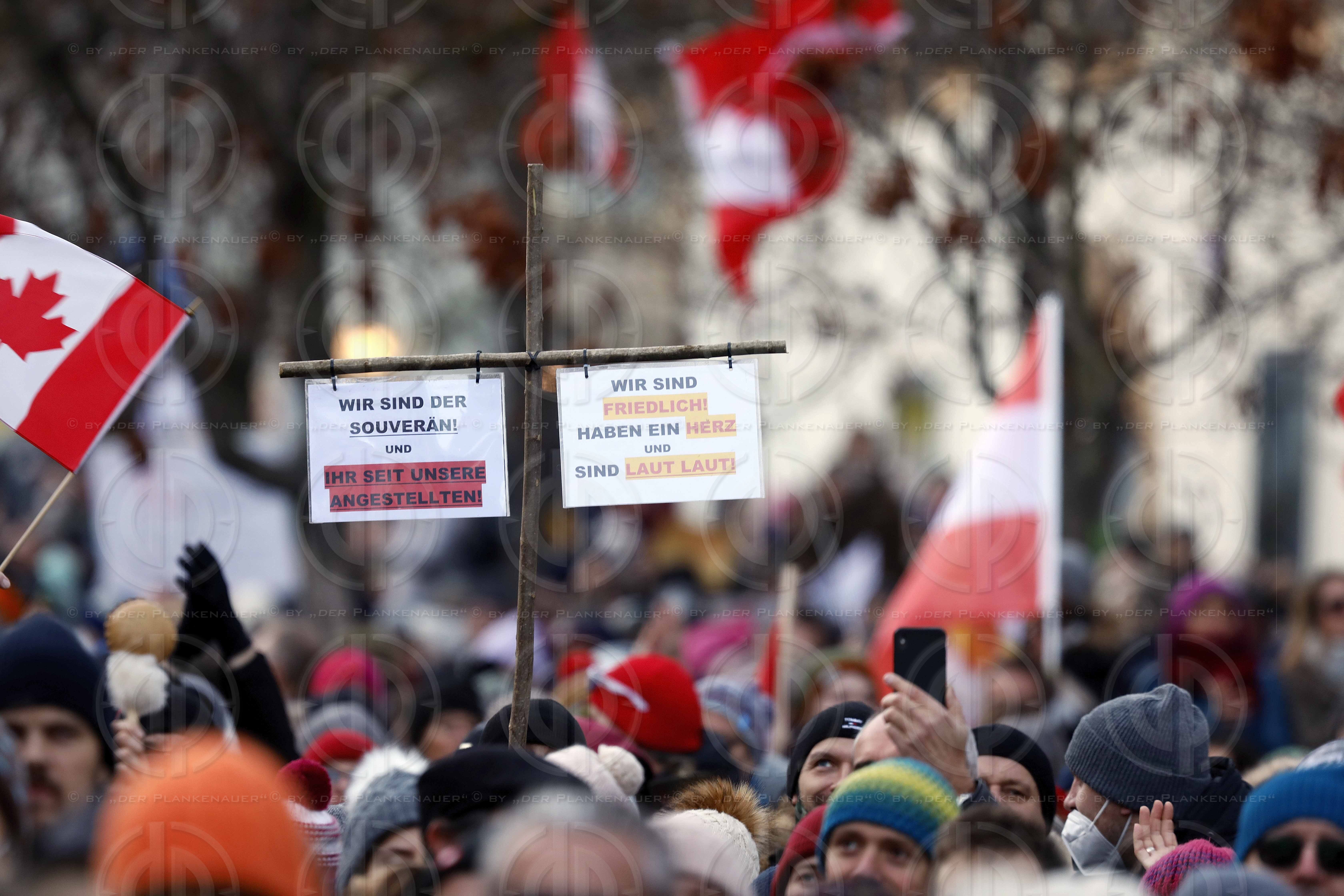 Demo Keine Impfplicht in Graz am 12.12.2021