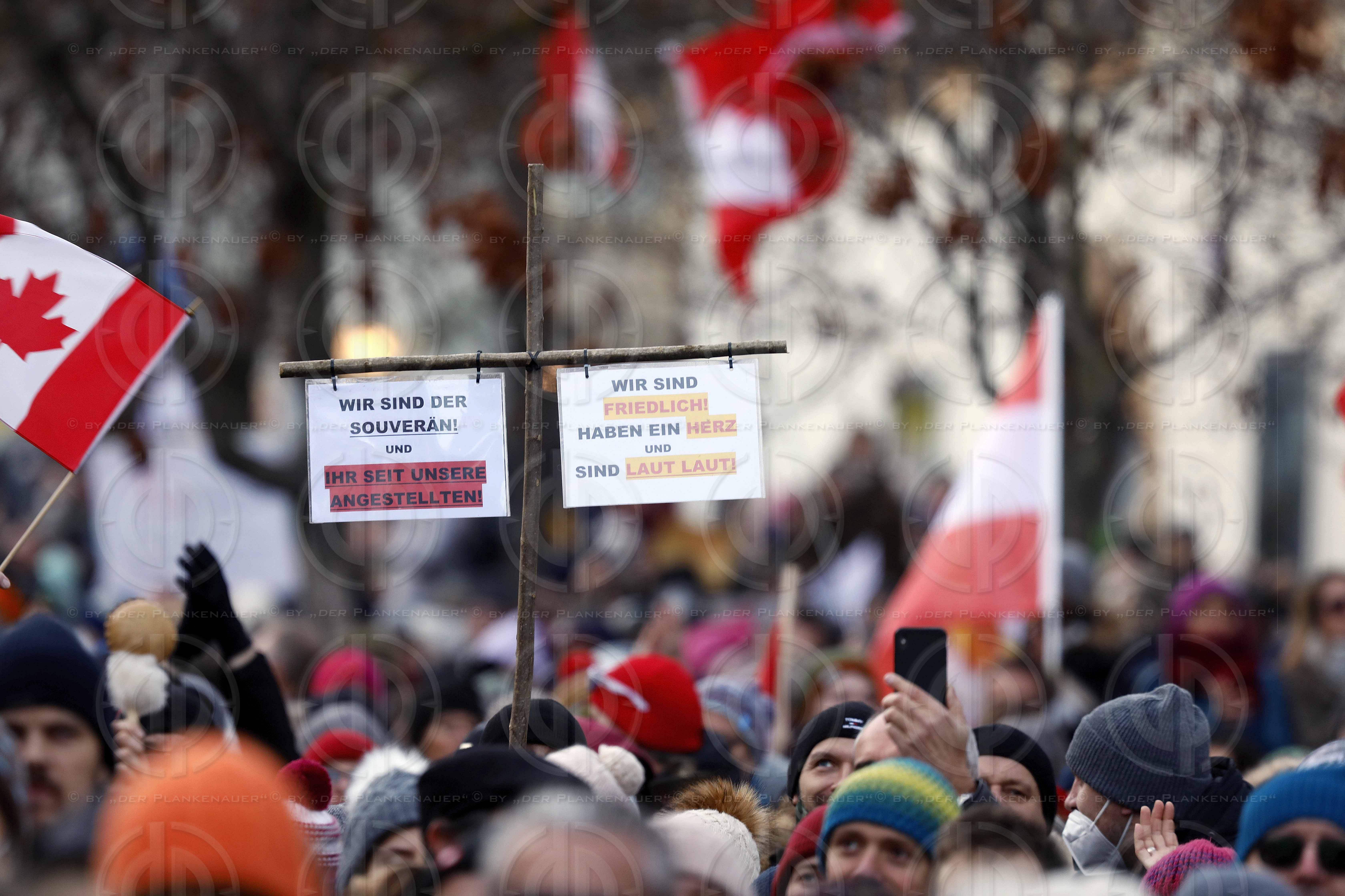 Demo Keine Impfplicht in Graz am 12.12.2021