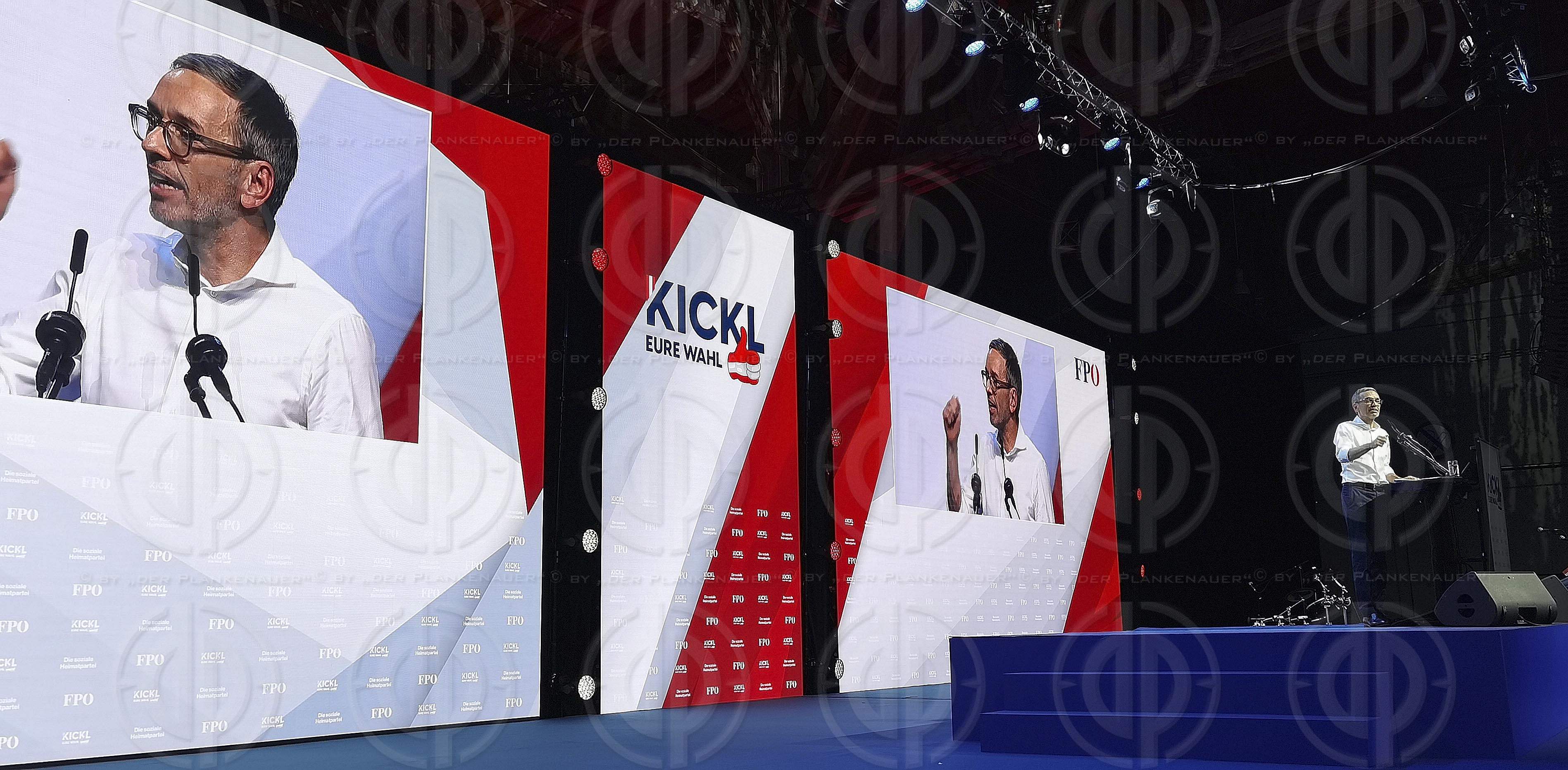 NR-Wahl24 - Wahlkampfauftakt der FPÖ am 07.09.2024