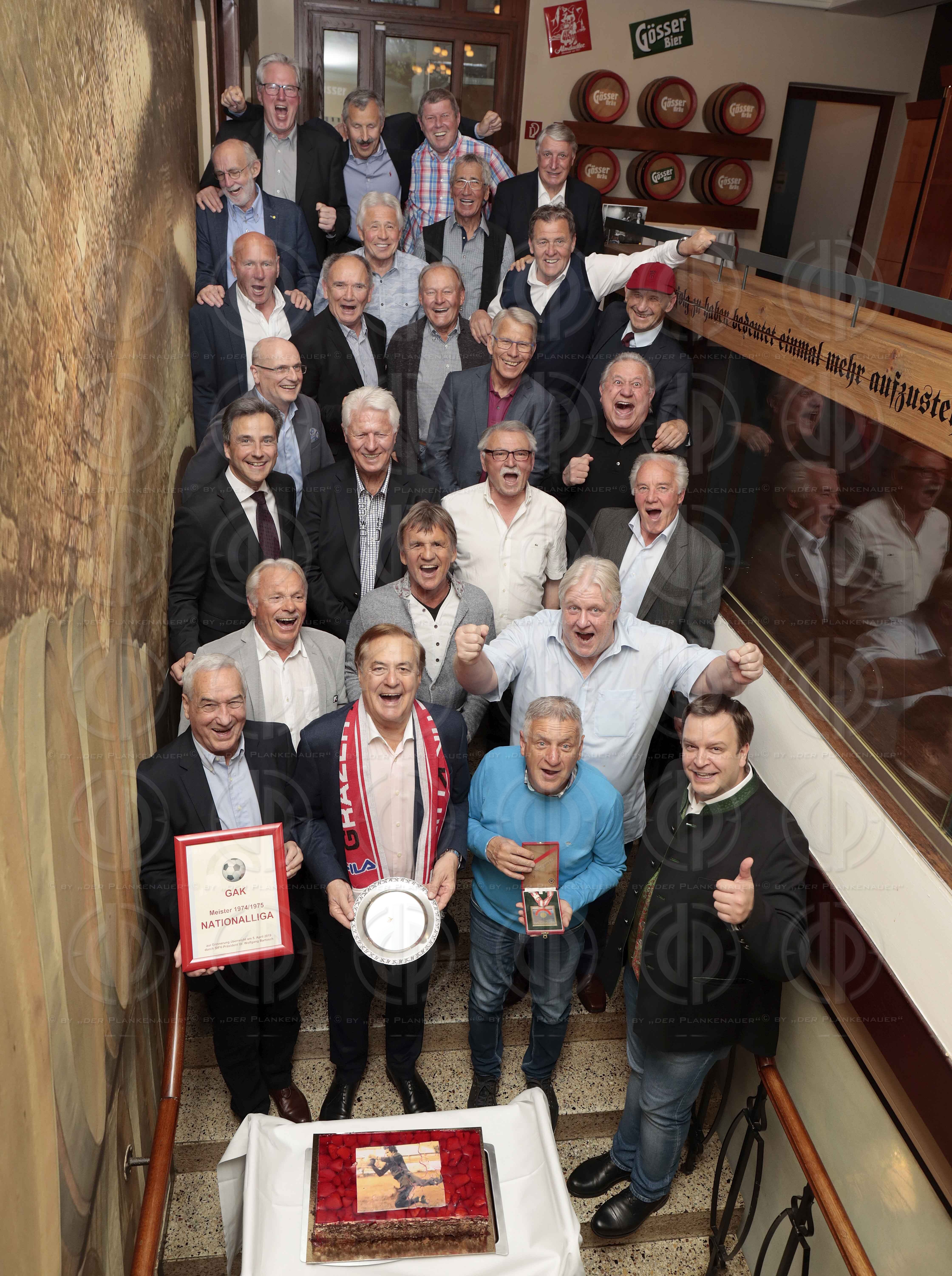 GAK Meistermannschaft 1975, Legendentreffen am 05.04.2019