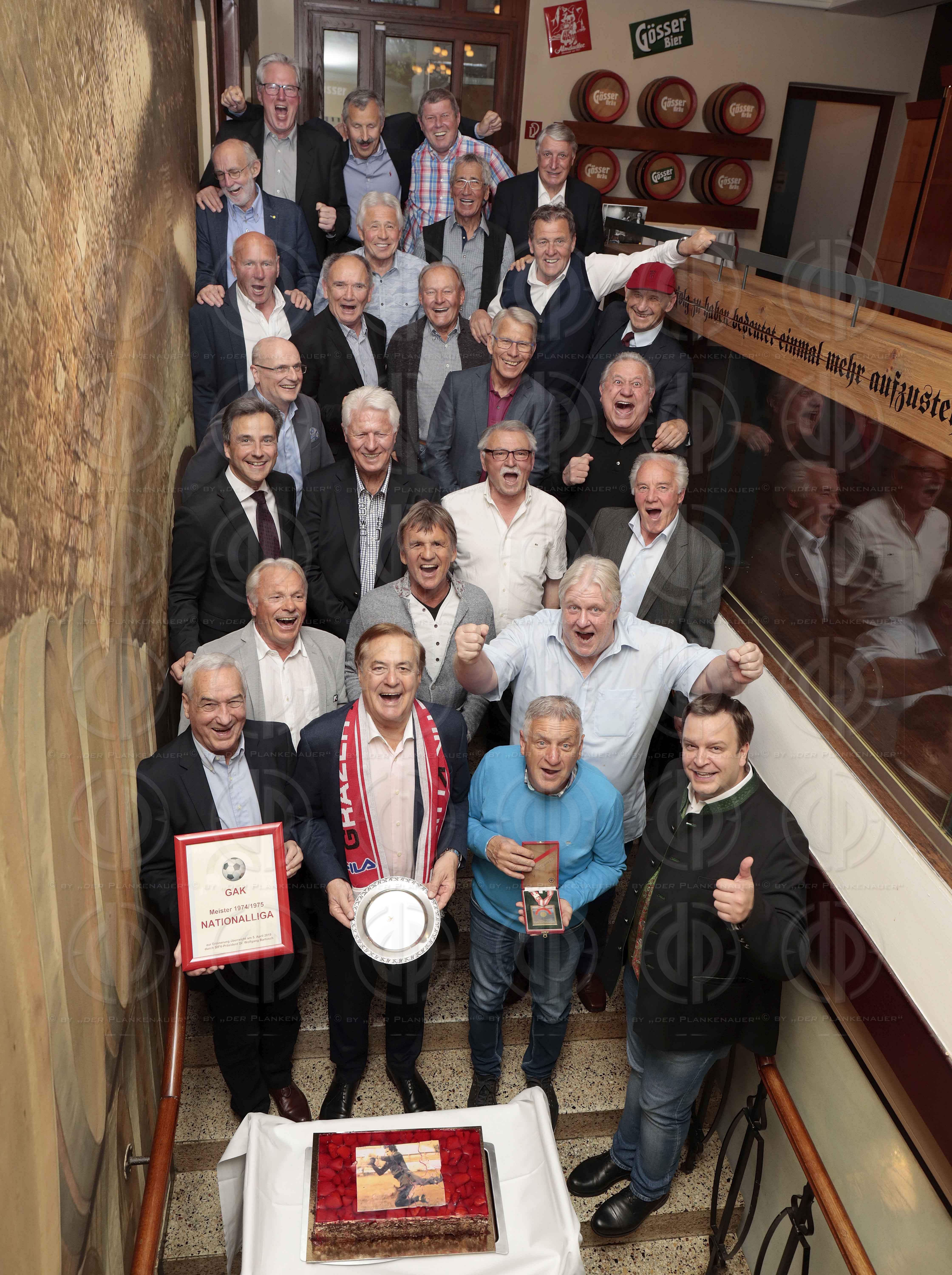GAK Meistermannschaft 1975, Legendentreffen am 05.04.2019