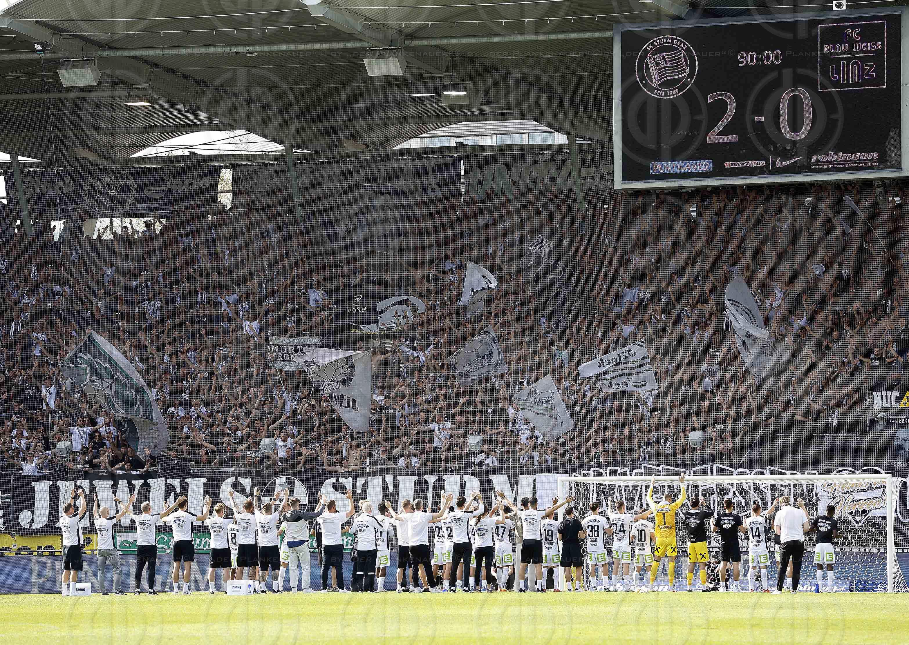 SK Sturm vs. BW Linz (2:0) am 20.04.2025