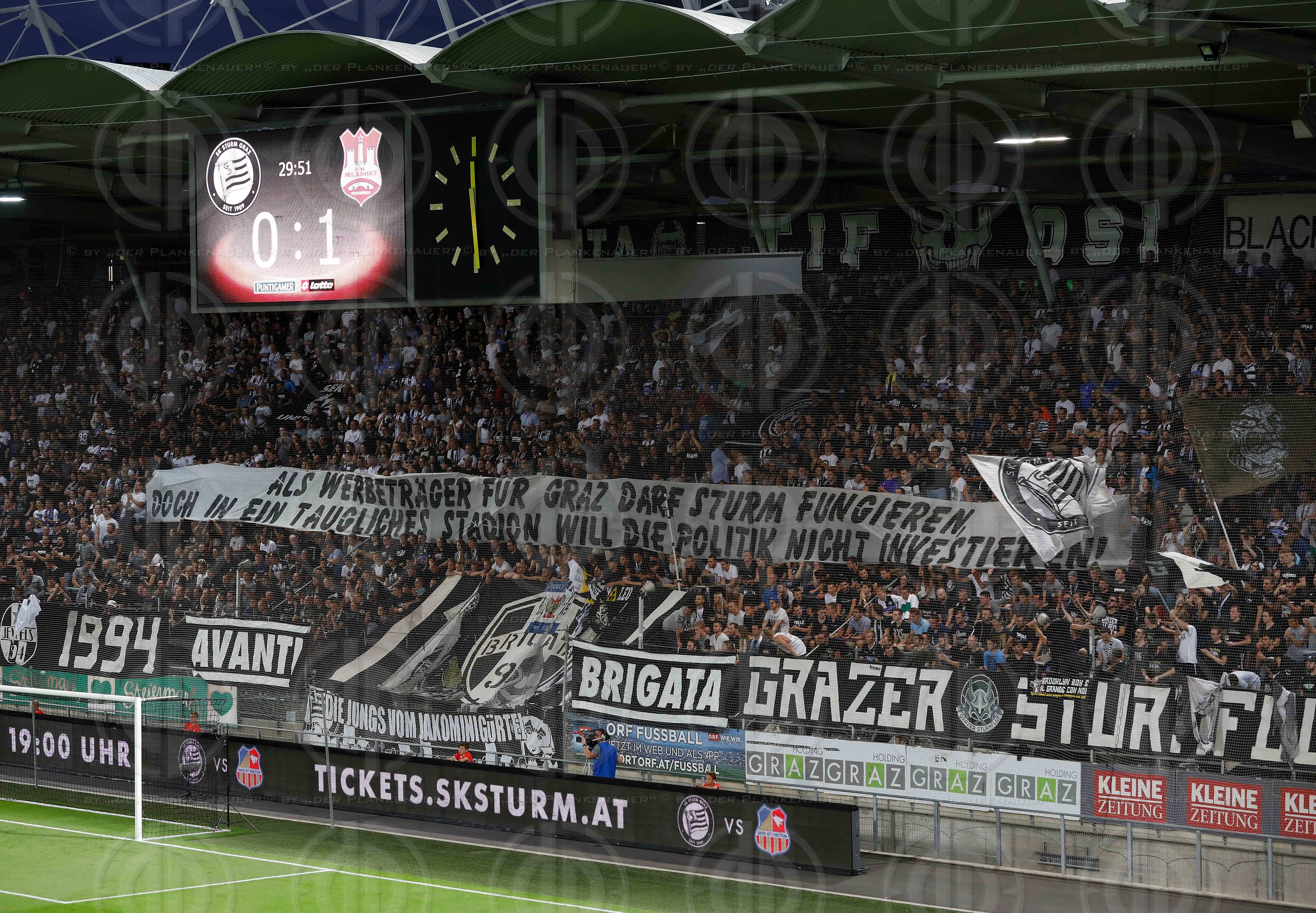 SK Sturm vs. FK Mladost Podgorica (0:1)