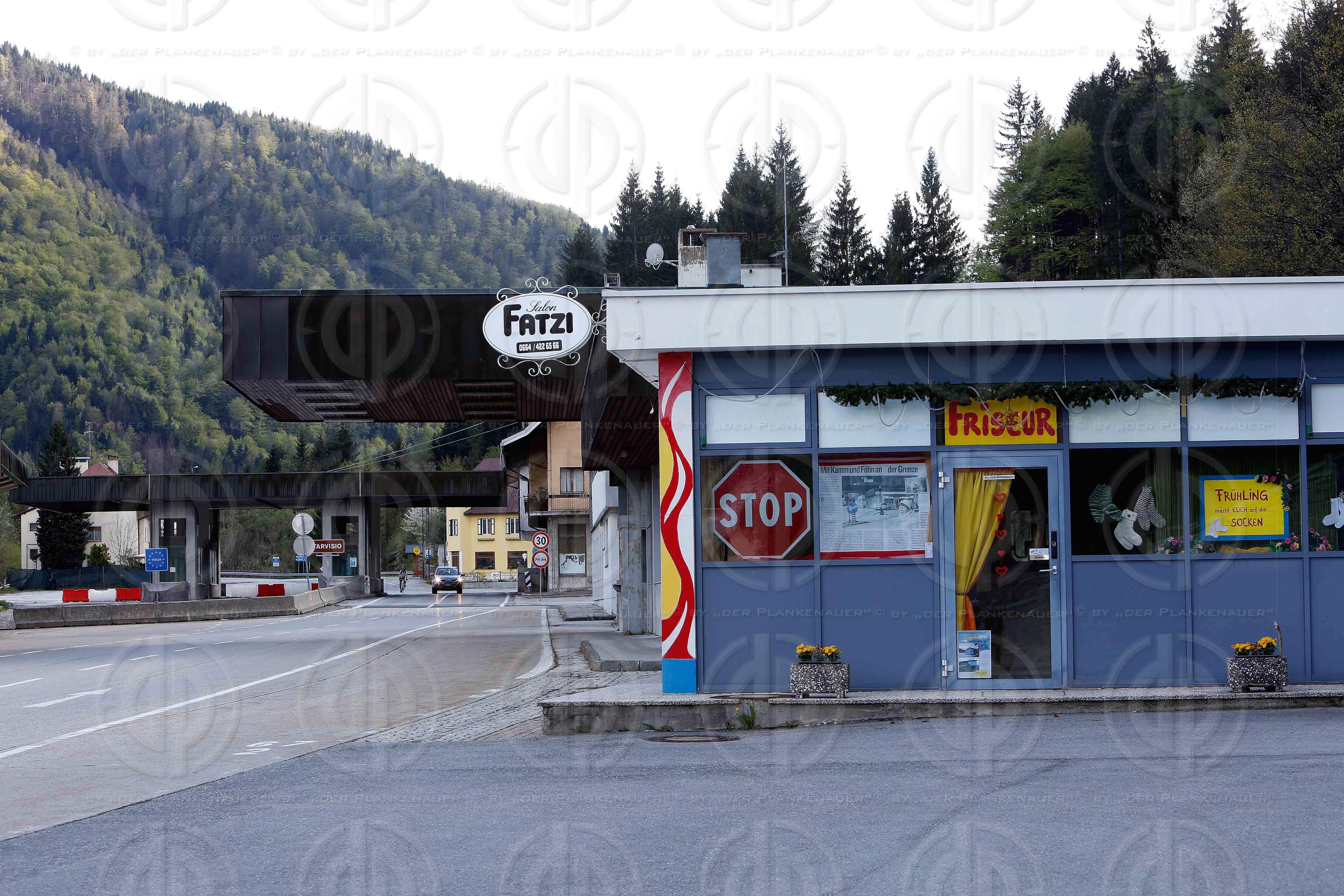 Staatsgrenze in Thoerl-Maglern