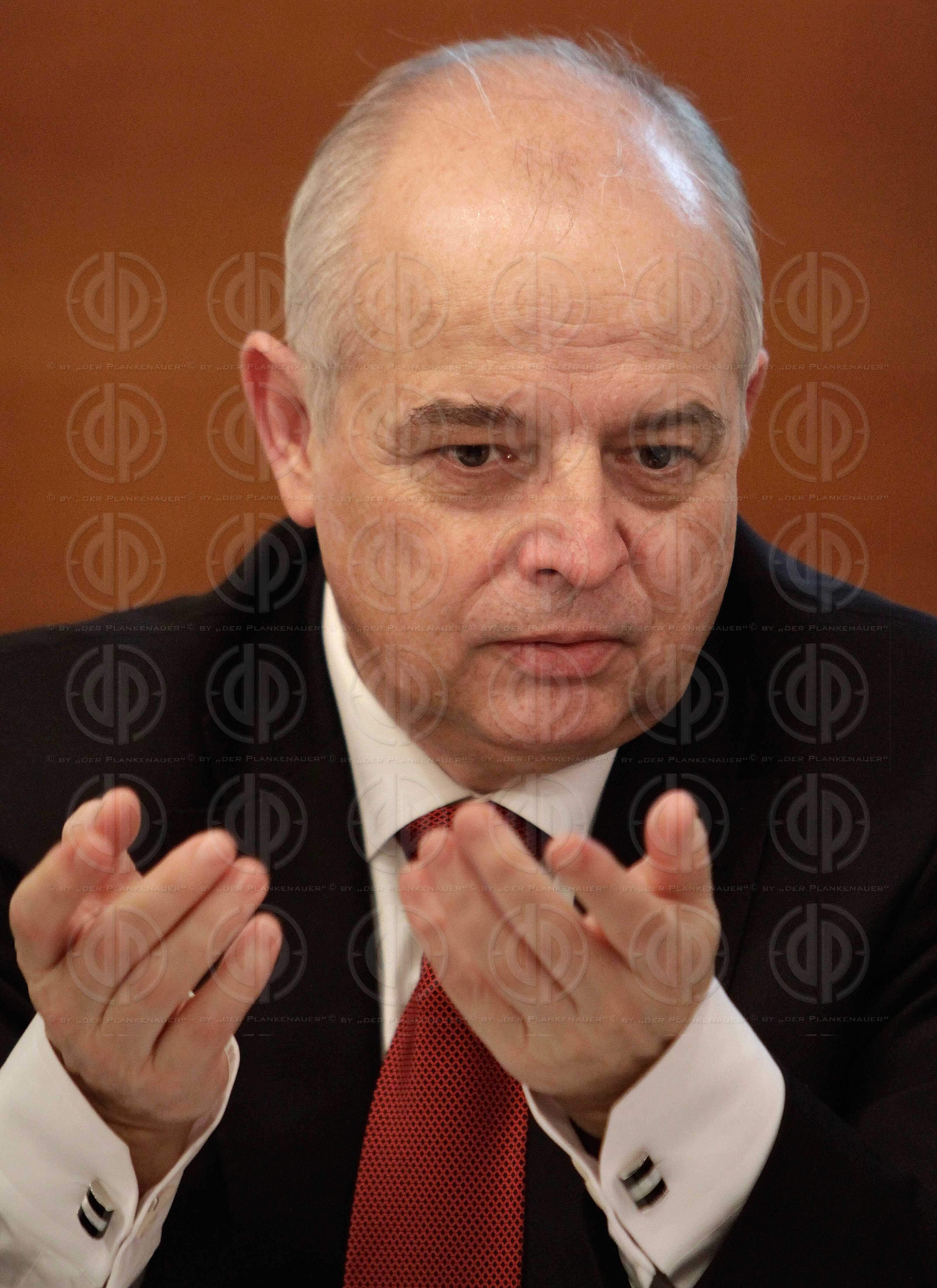 Wirtschaftsgespraech mit voestalpine Vorstaenden