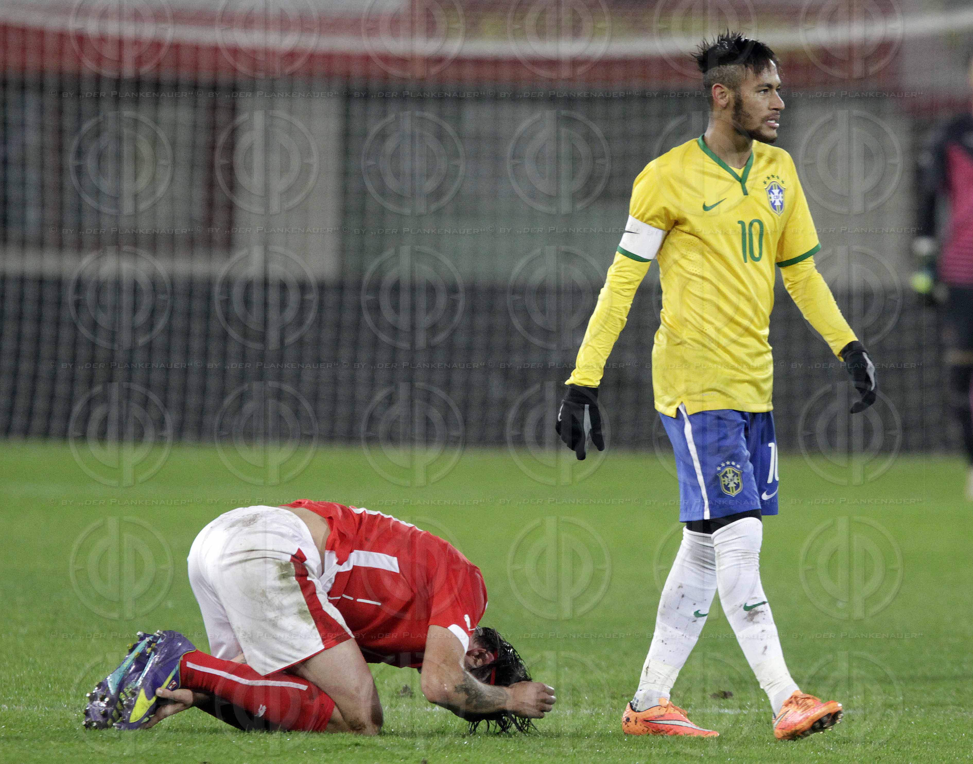 Freundschaftliches Laenderspiel Oesterreich vs. Brasilien (1:2)