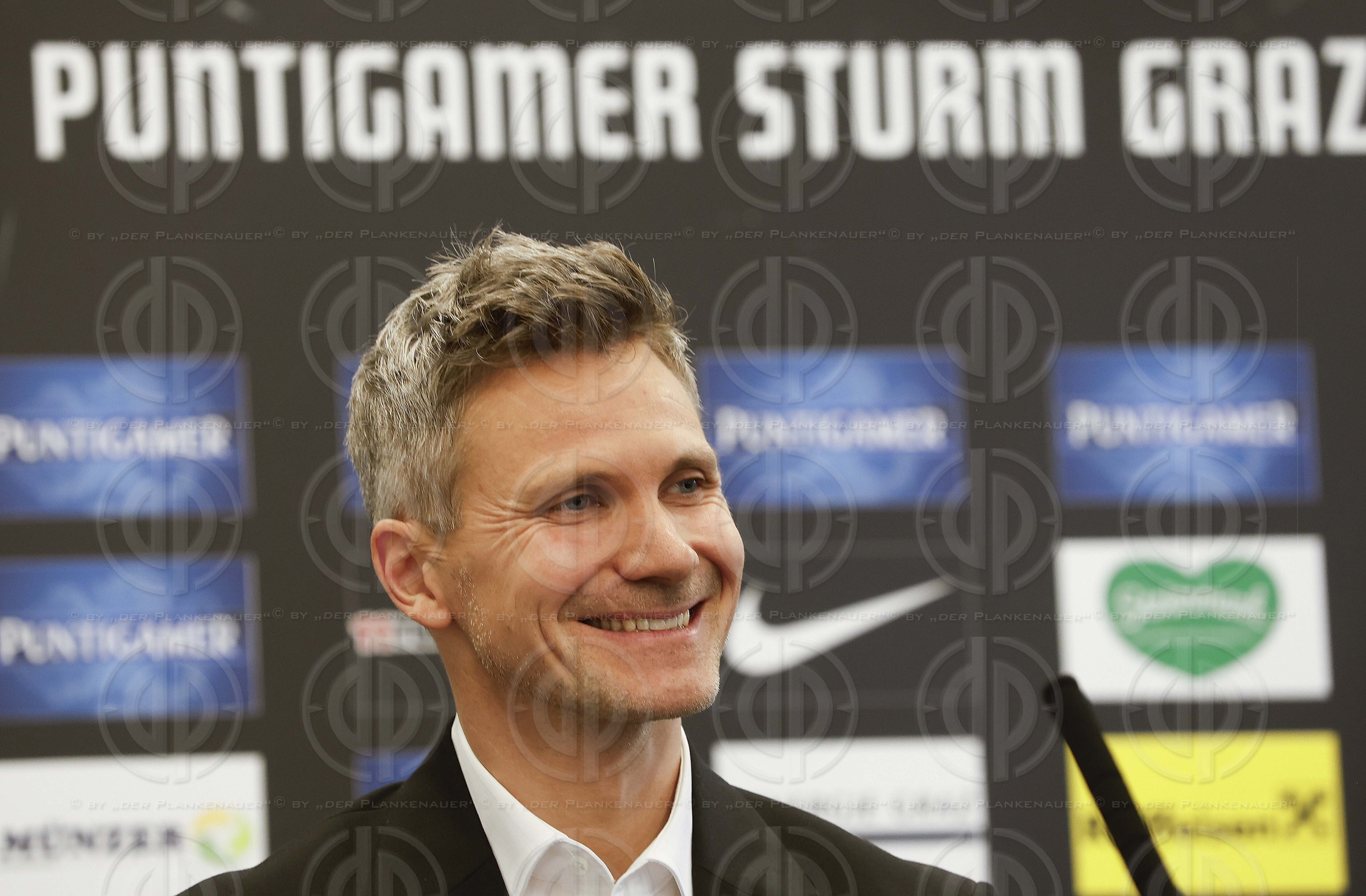 SK Sturm - PK mit Vorstellung Sportdirektor am 21.11.2024