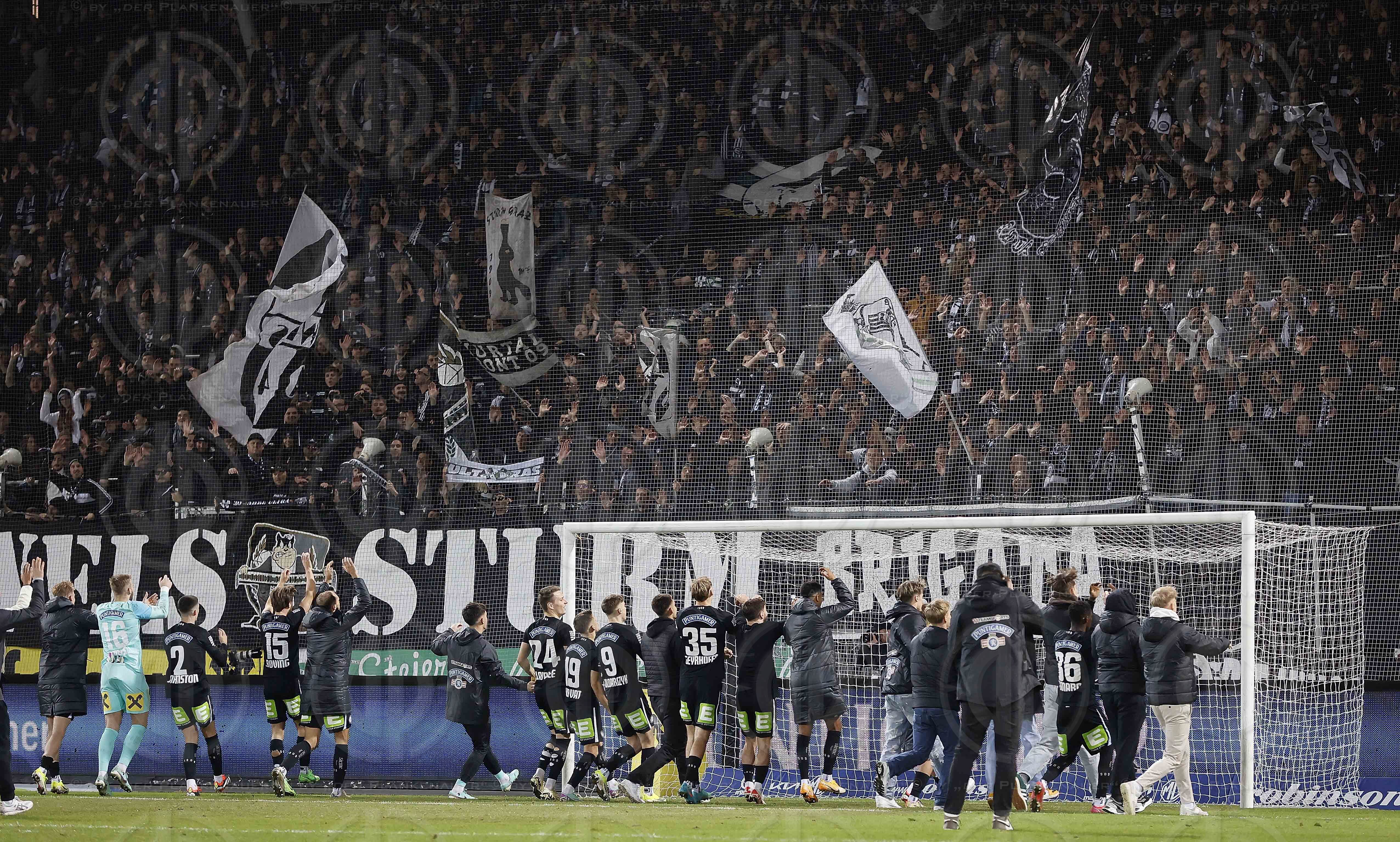 SK Sturm vs. RZ Pellets WAC (4:0) am 03.03.2024