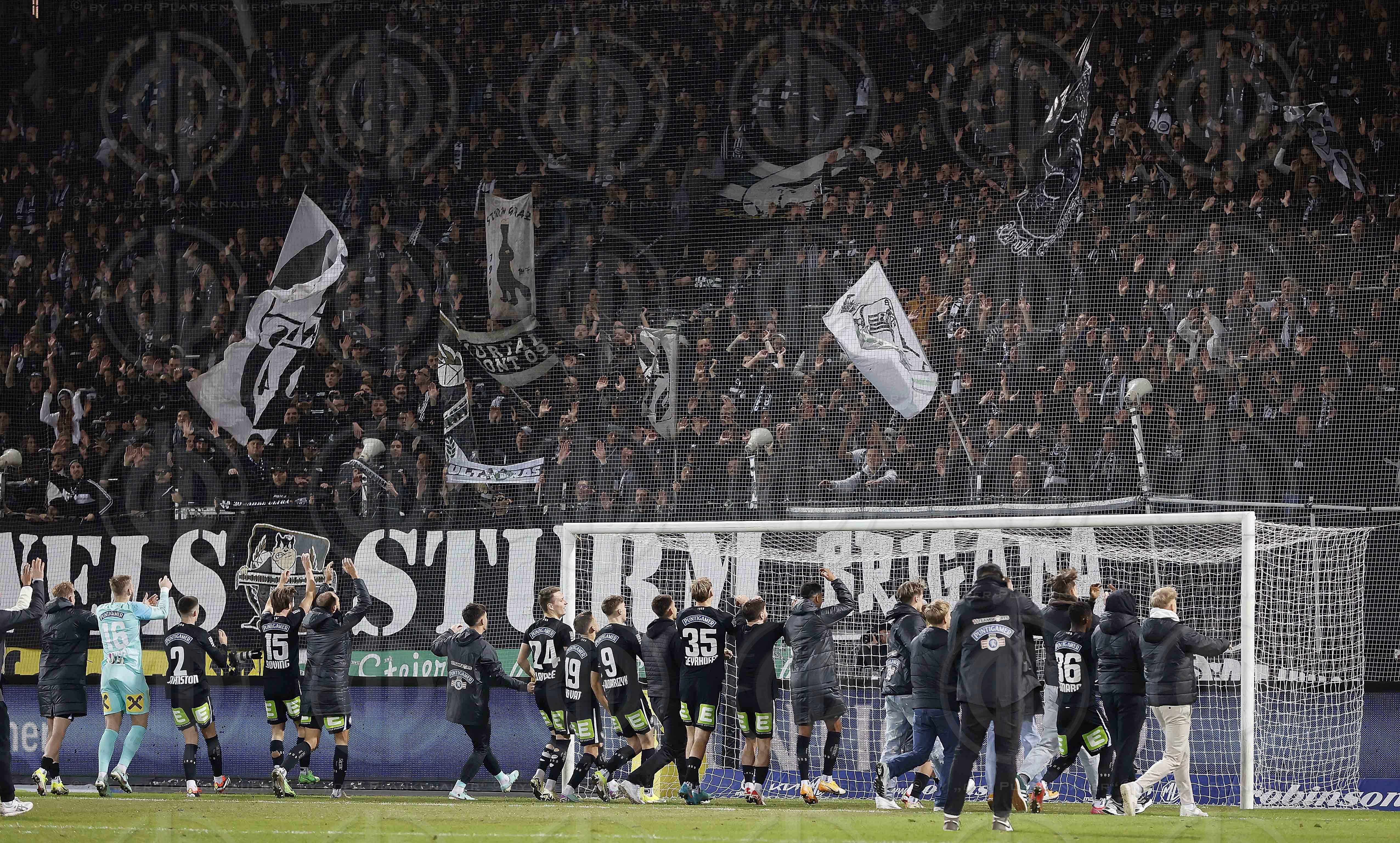 SK Sturm vs. RZ Pellets WAC (4:0) am 03.03.2024