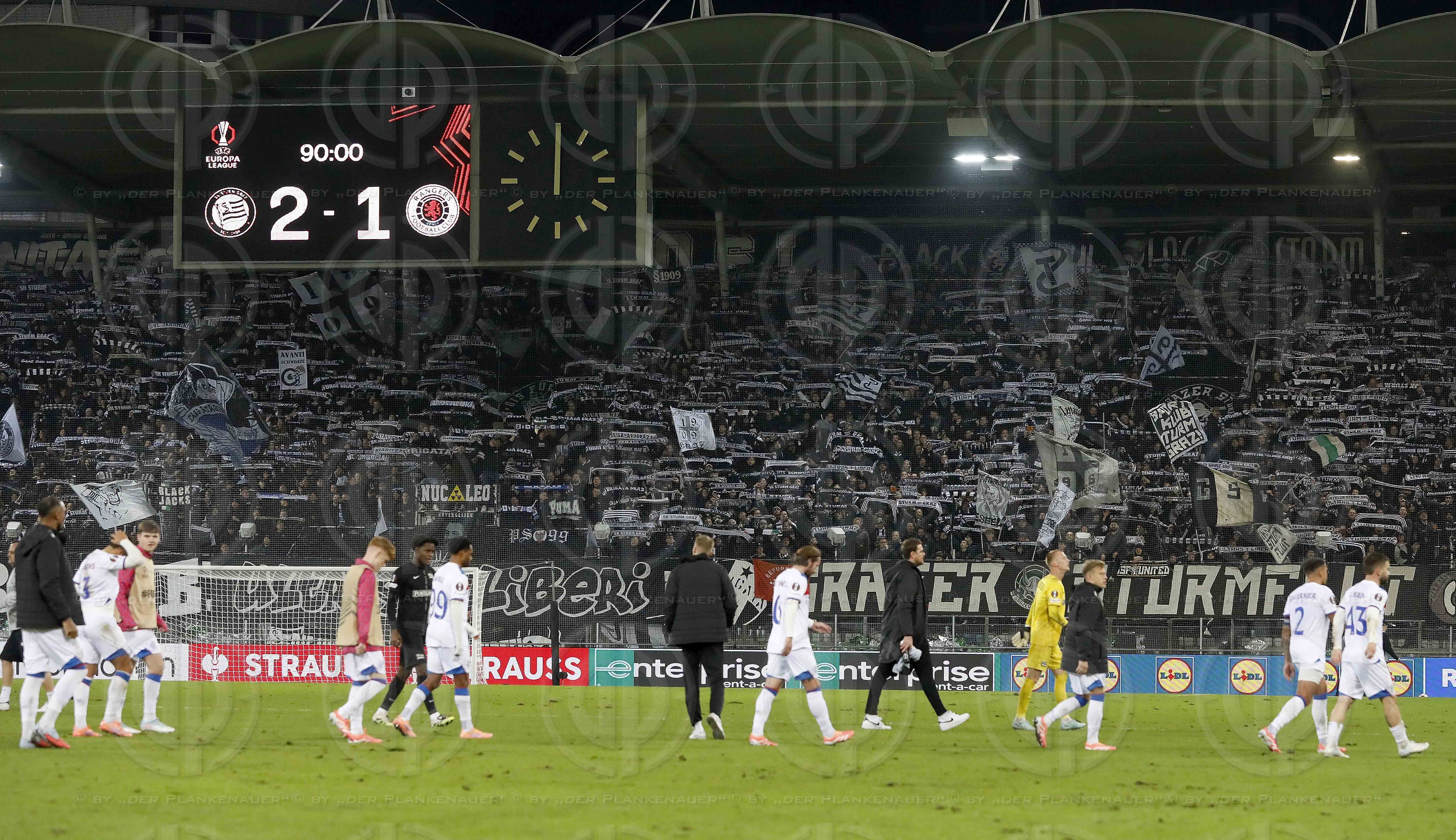 UEL SK Sturm vs. Rangers F.C. (2:1) am 02.10.2025
