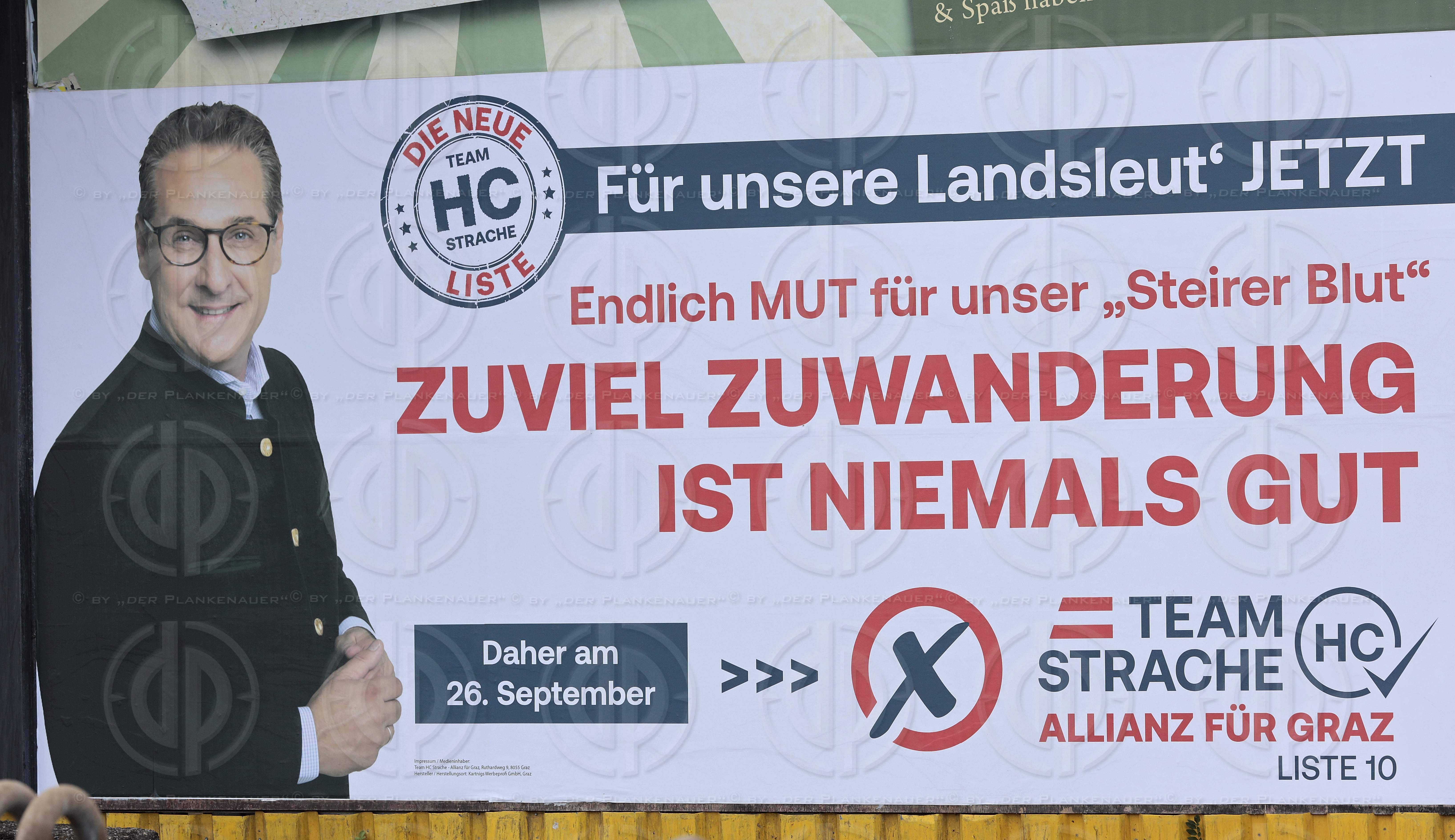 GR-Wahl 2021 Graz - Wahlplakate