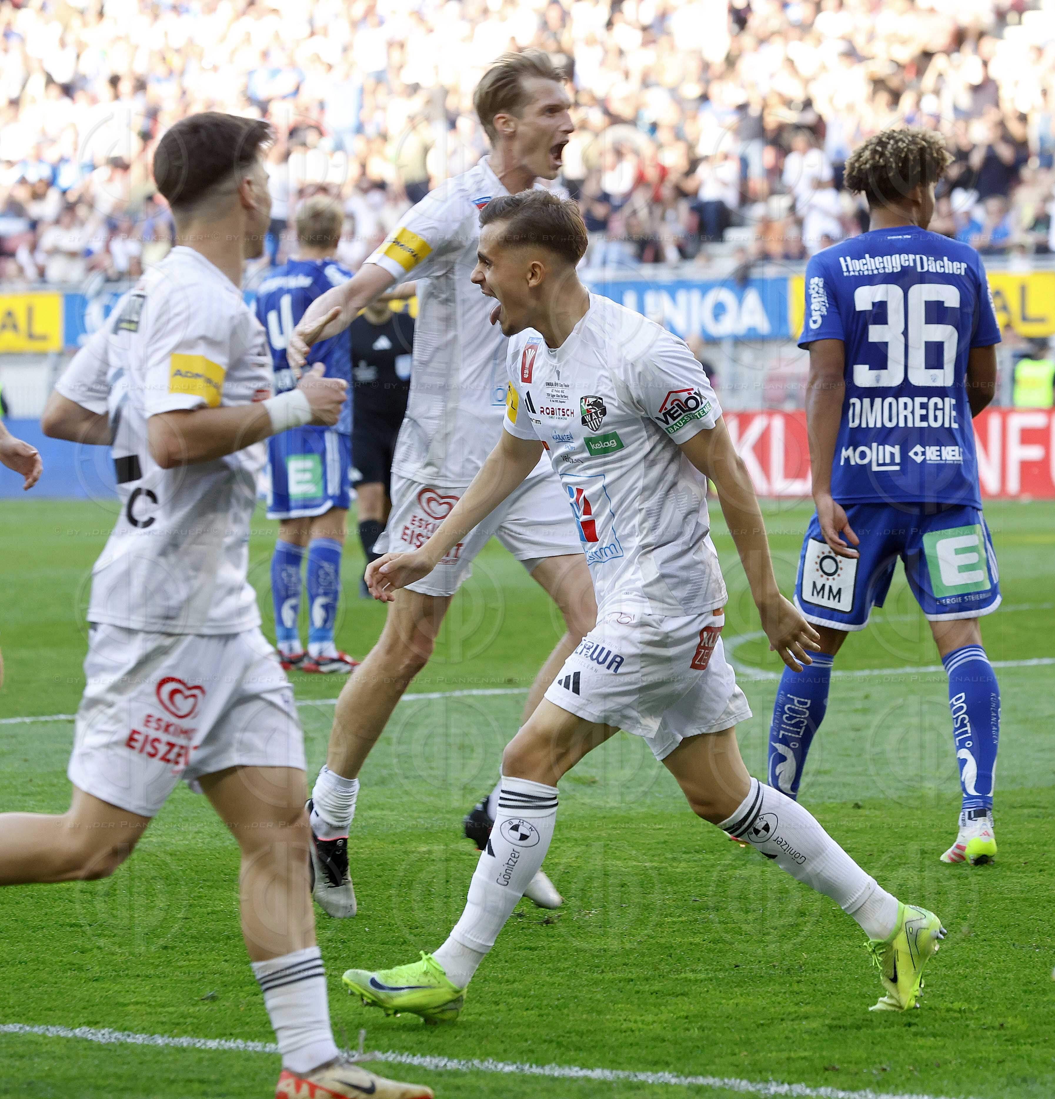 ÖFB Cup Finale RZ WAC vs. TSV Hartberg (1:0) am 01.05.2025
