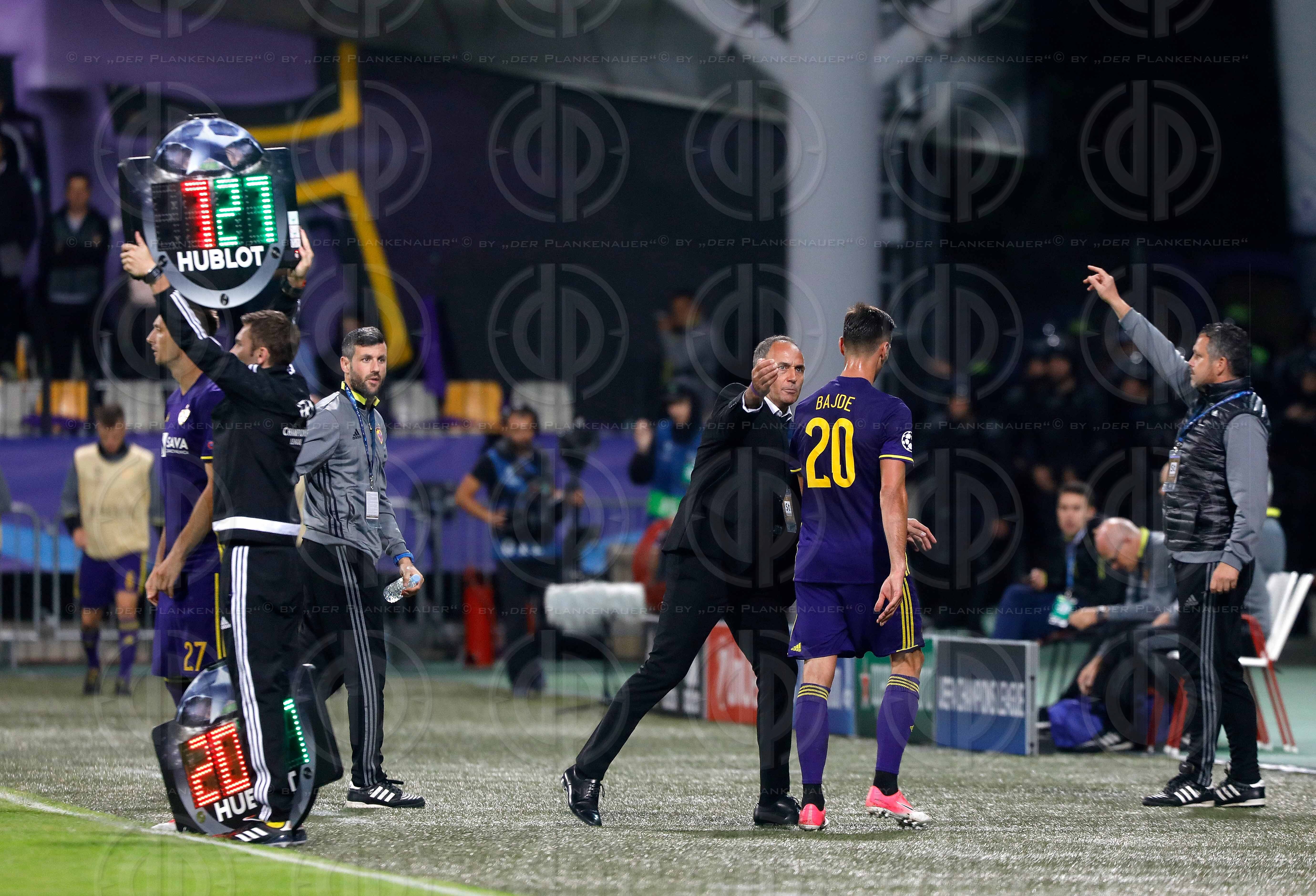 CL NK Maribor vs. FC Spartak Moskau (1.1 Endstand, 0:0 Pause)