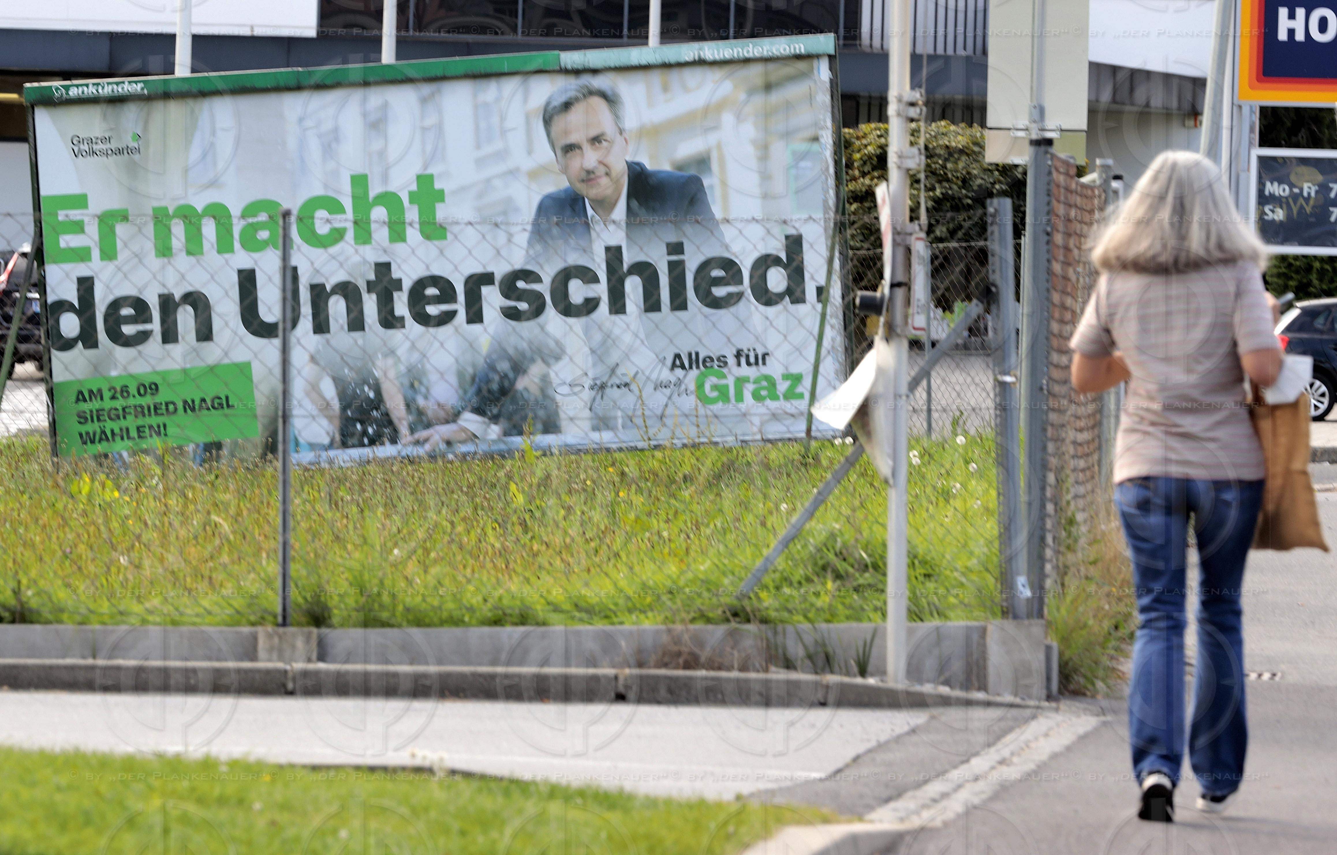 GR-Wahl 2021 Graz - Wahlplakate