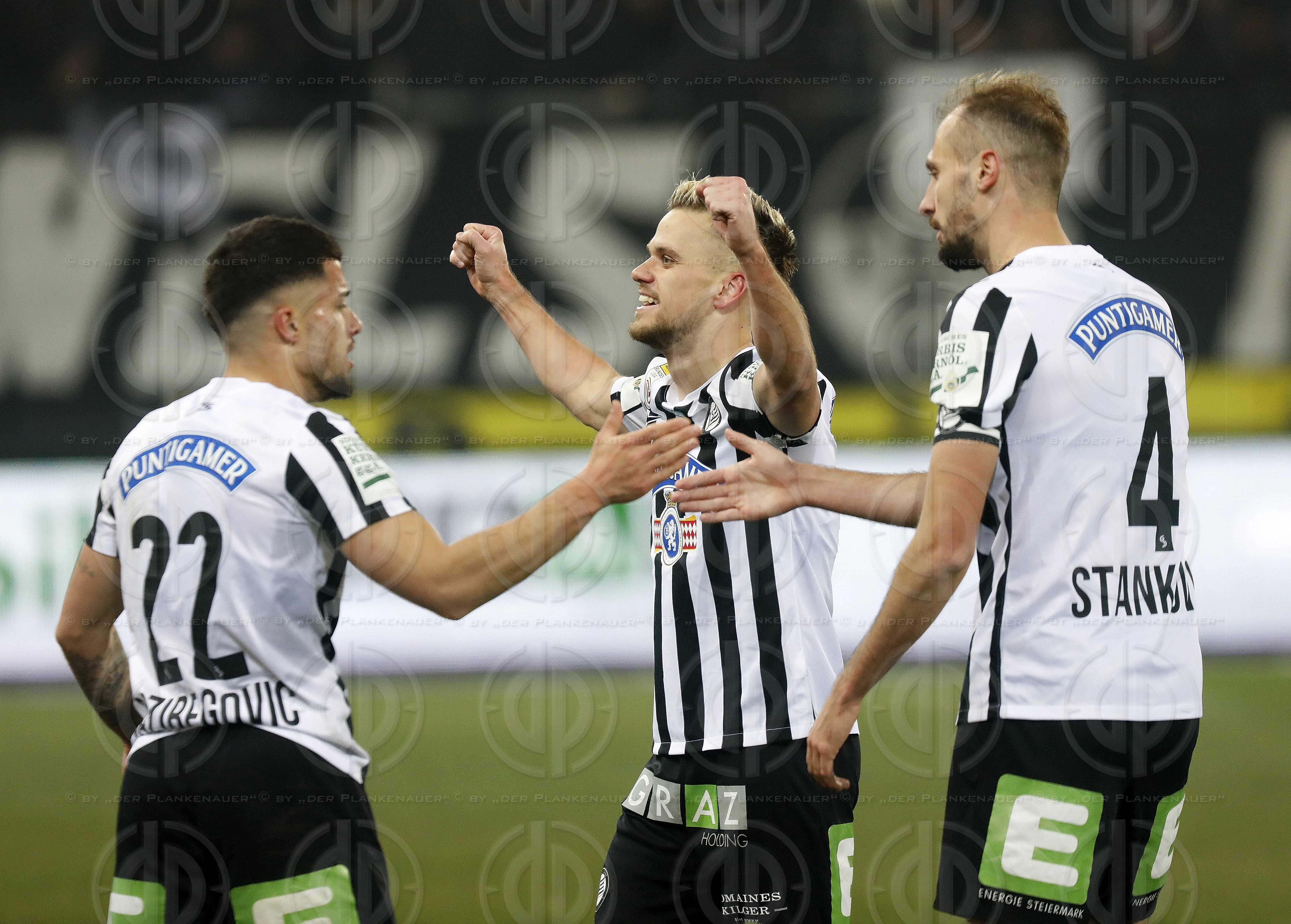 SK Sturm vs. Rapid Wien (1:0) am 10.02.2023