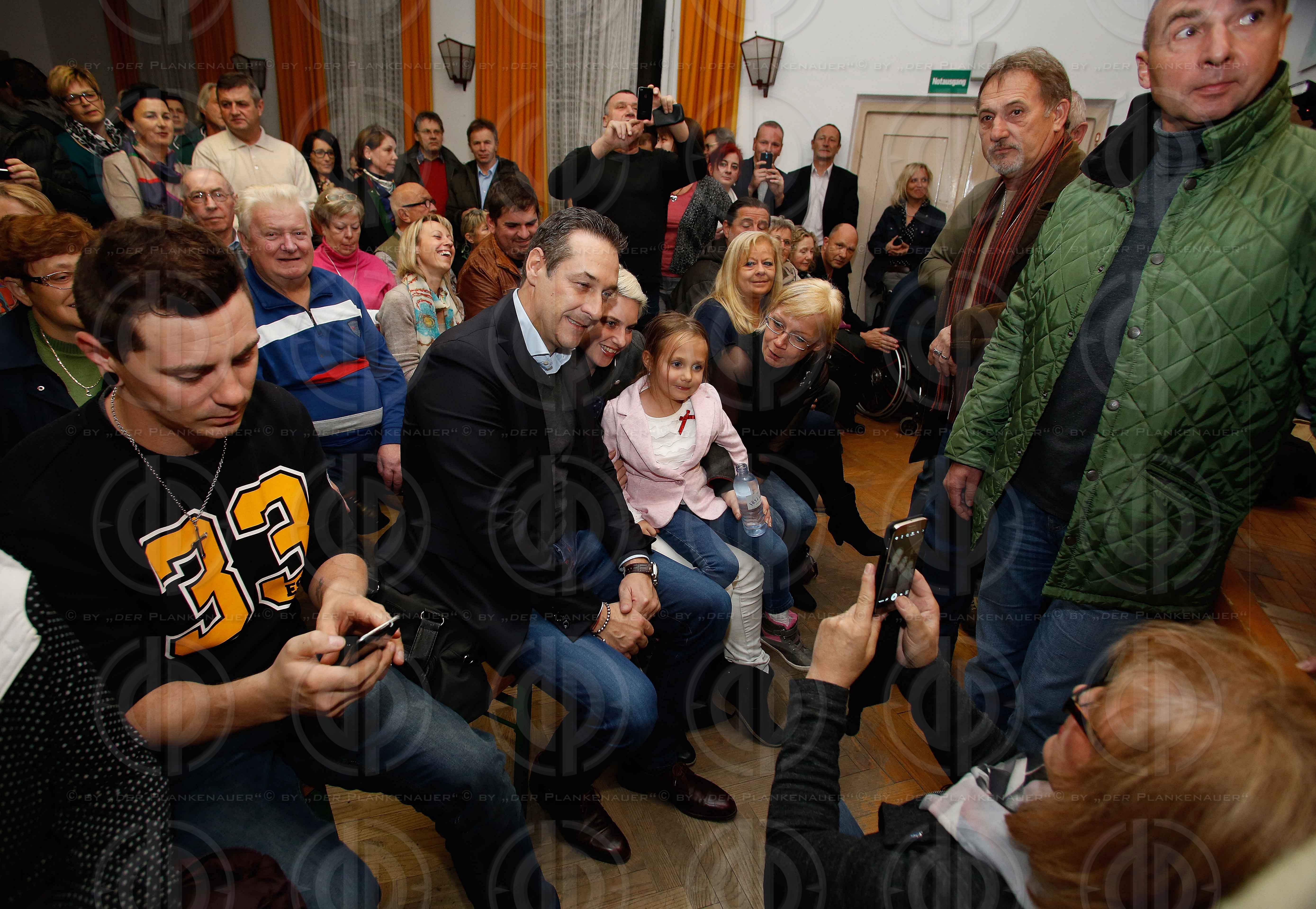 Buergerstammtisch in Spielfeld mit HC Strache