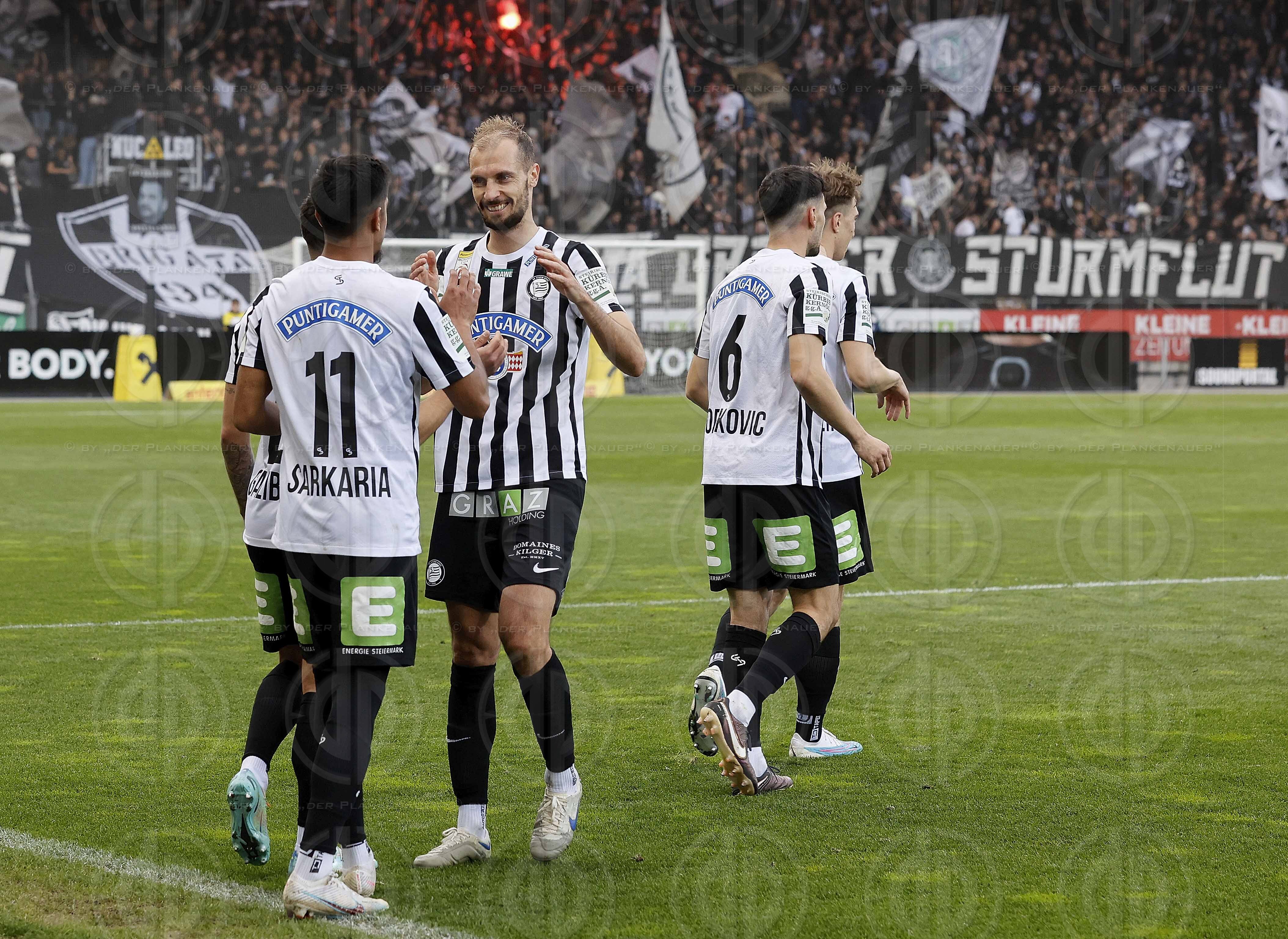 SK Sturm vs. Rapid Wien (3:1) am 02.04.2023