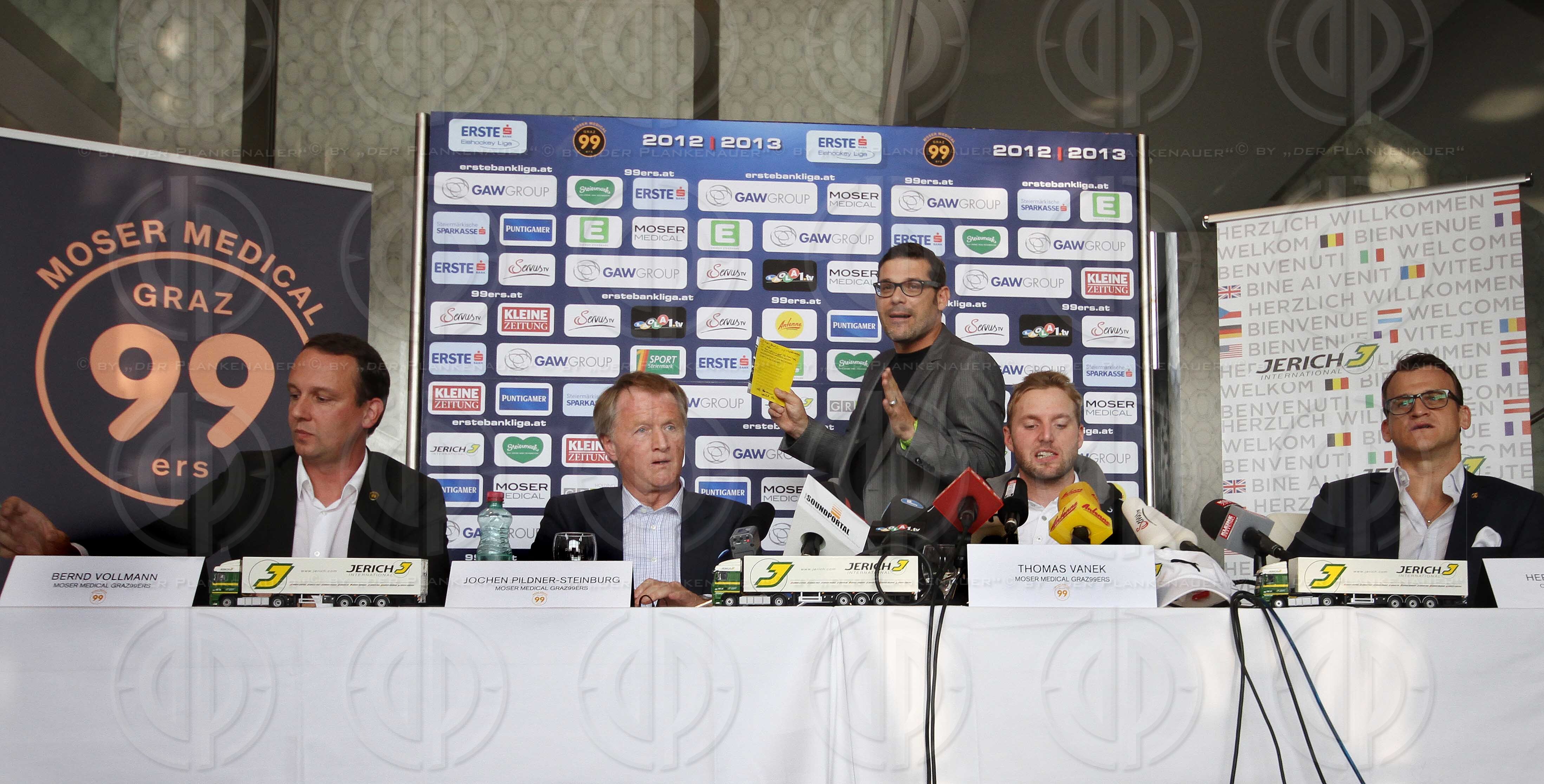 PK Thomas Vanek bei den Graz 99ers