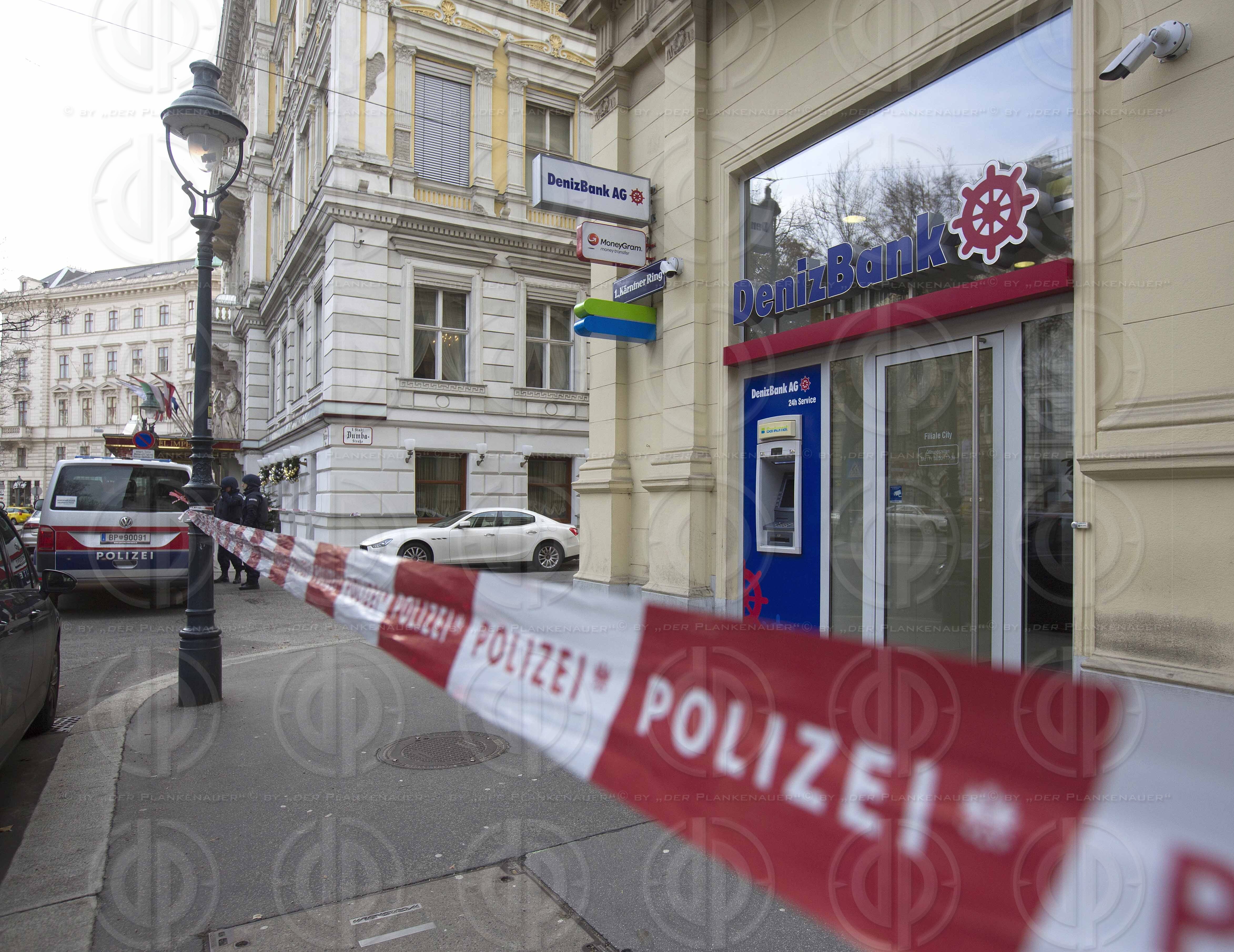 Ueberfall auf Bank in Wien