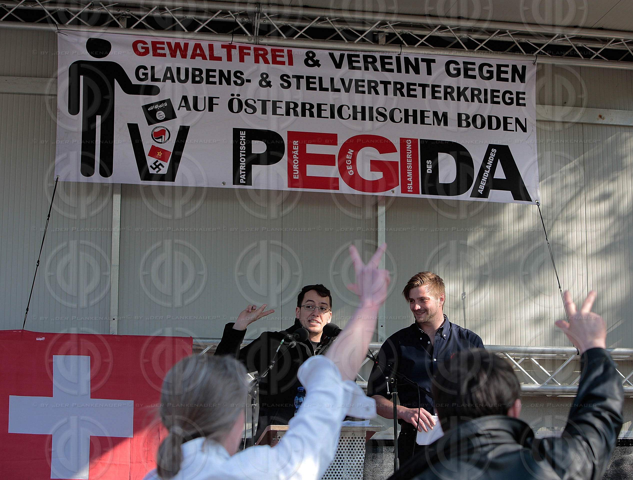 PEGIDA Demo und Gegendemo NO PEGIDA